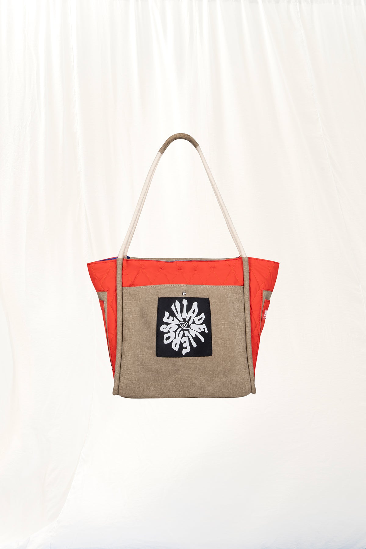 Brown Coral Maxi Tote Bag Barbara
