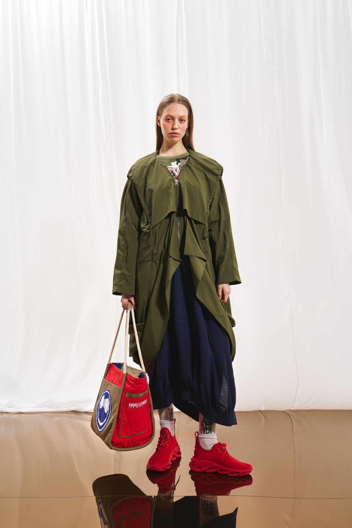 Brown Coral Maxi Tote Bag Barbara