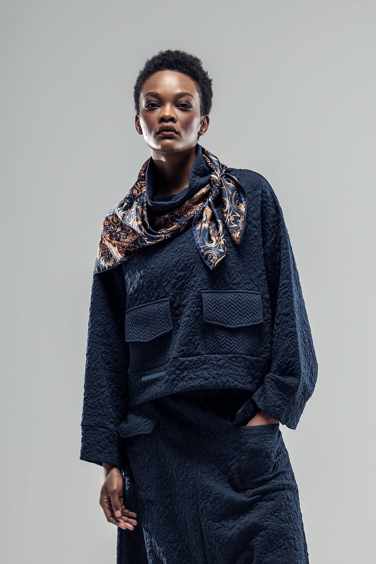 Multicolor Scarf Baroque