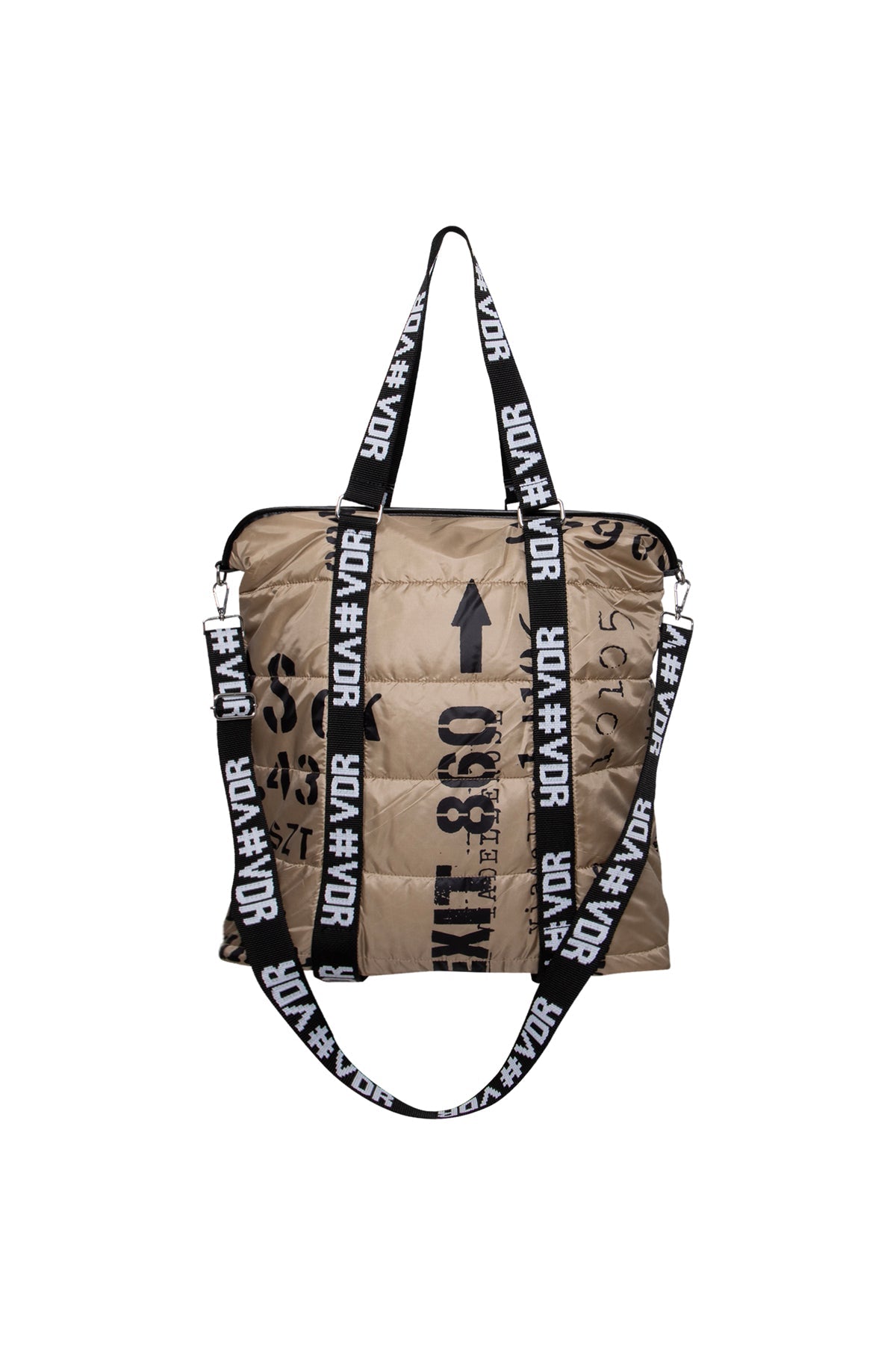 Beige Quilted Shoulder Bag Batman10