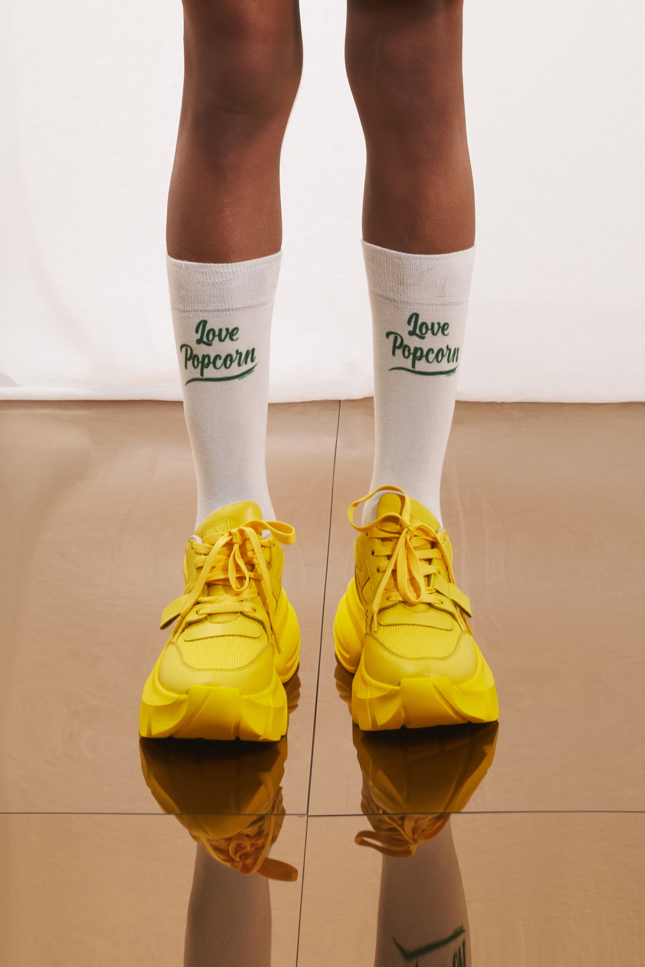 Off White Text 2-pack Socks C2