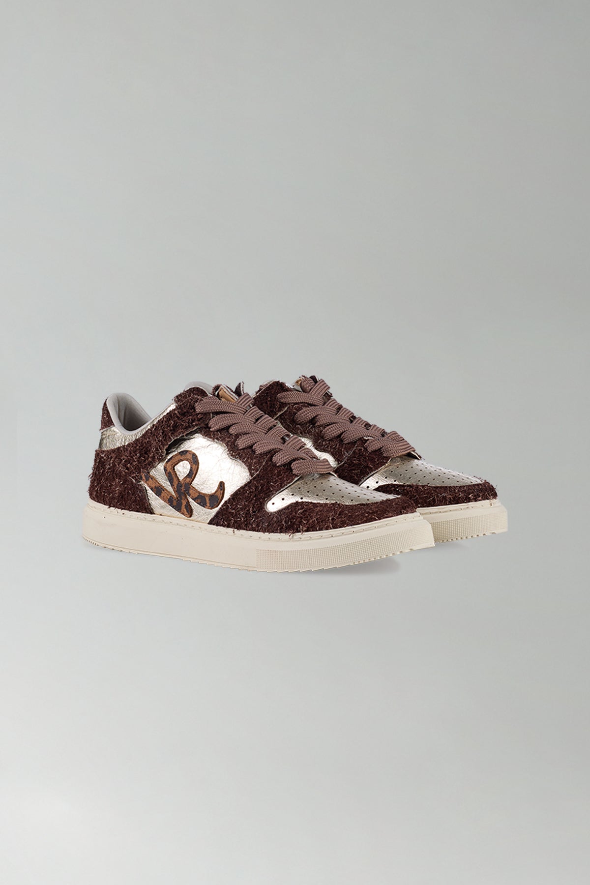 Brown Gold Sneakers Jennifer