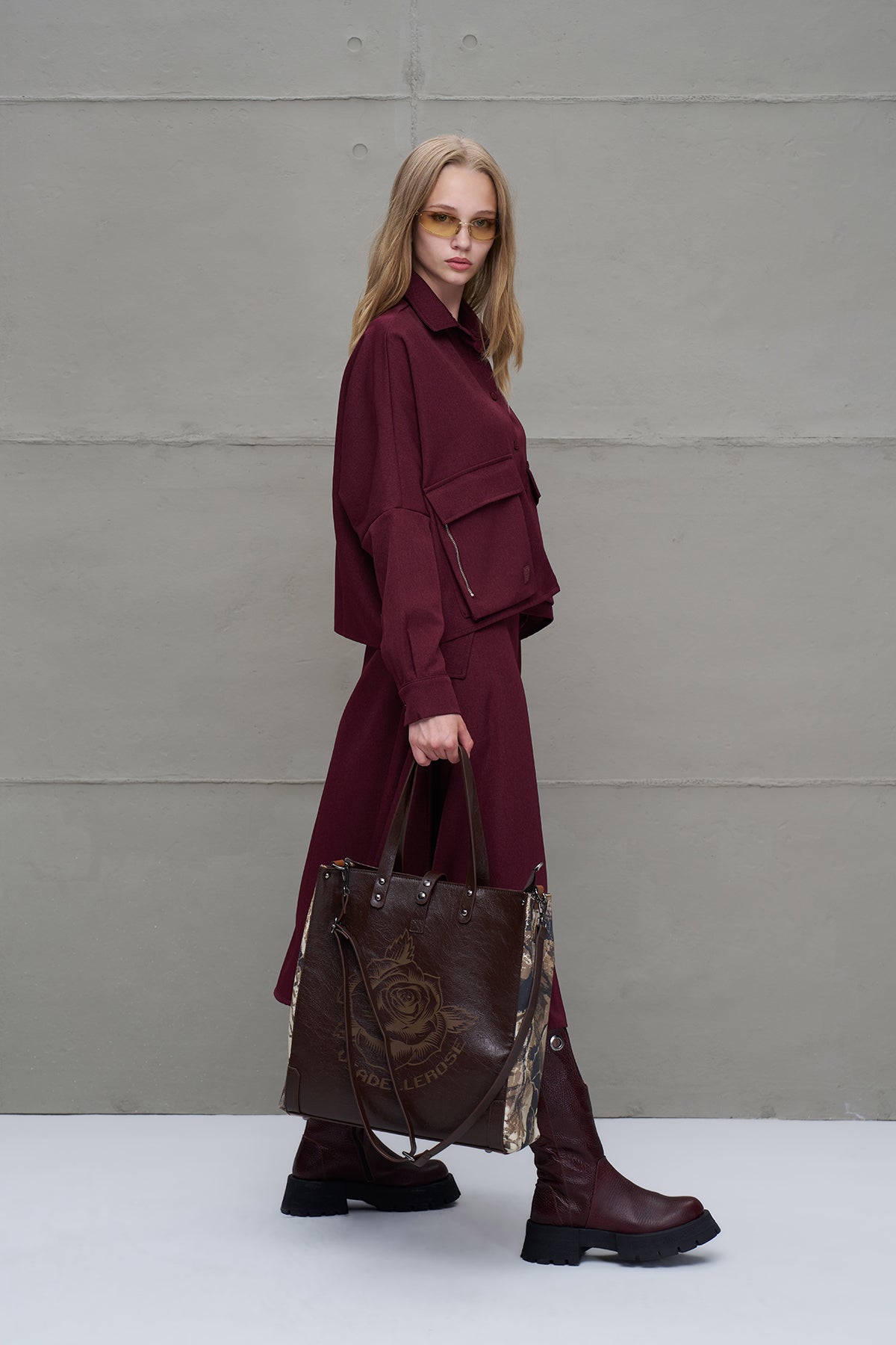 Brown Tote Bag Jungle