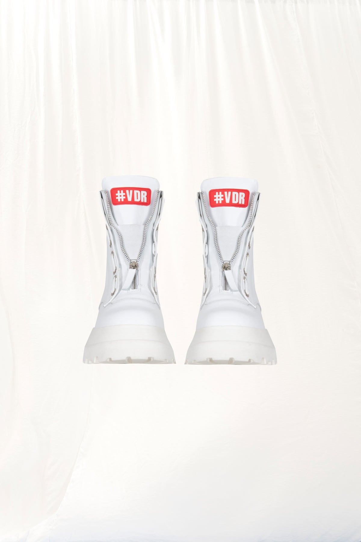 White Chunky Sole Boots K5