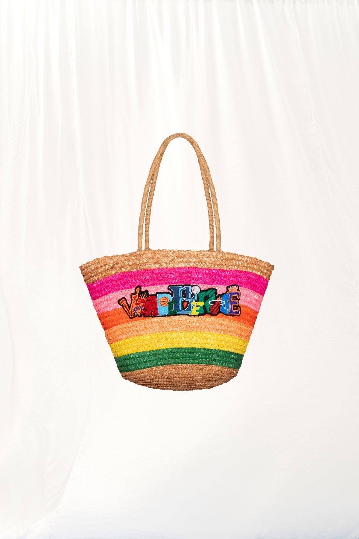 Multicolor Straw Bag Kok