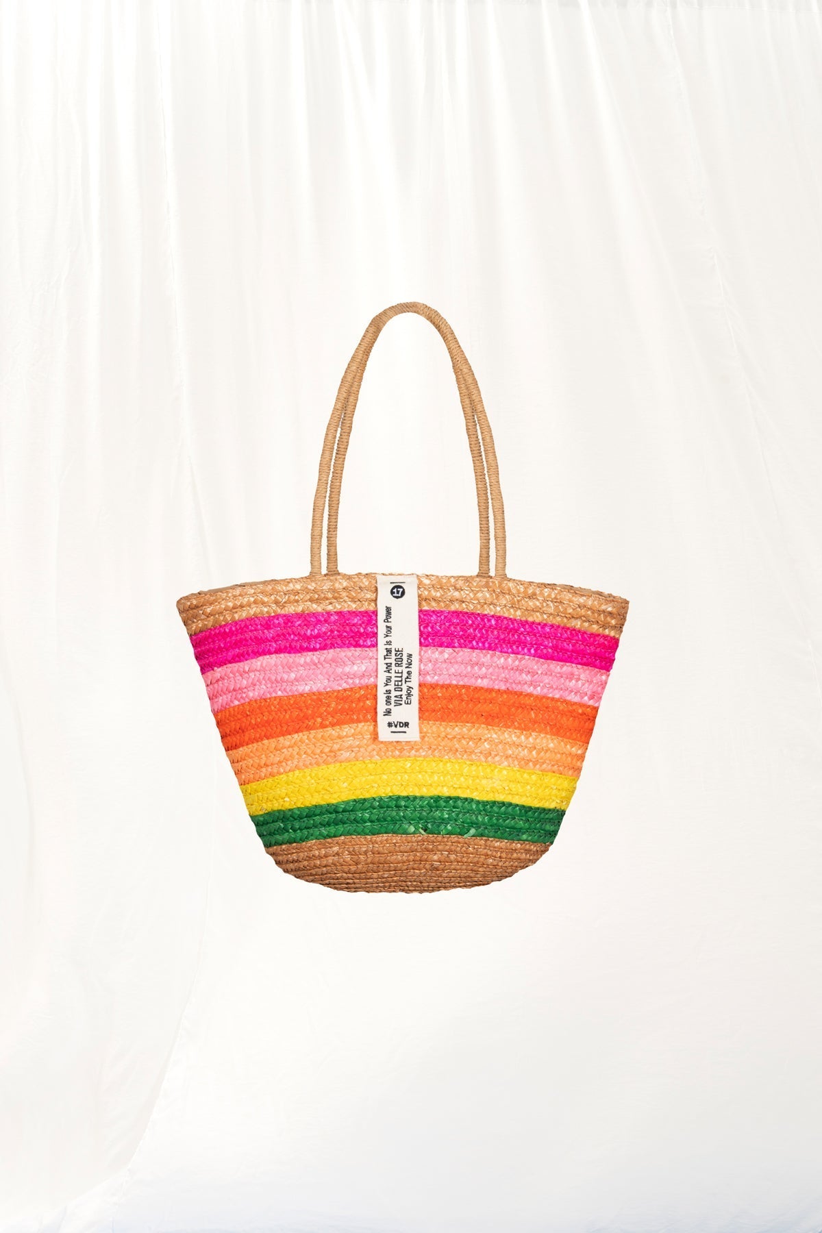 Multicolor Straw Bag Kok