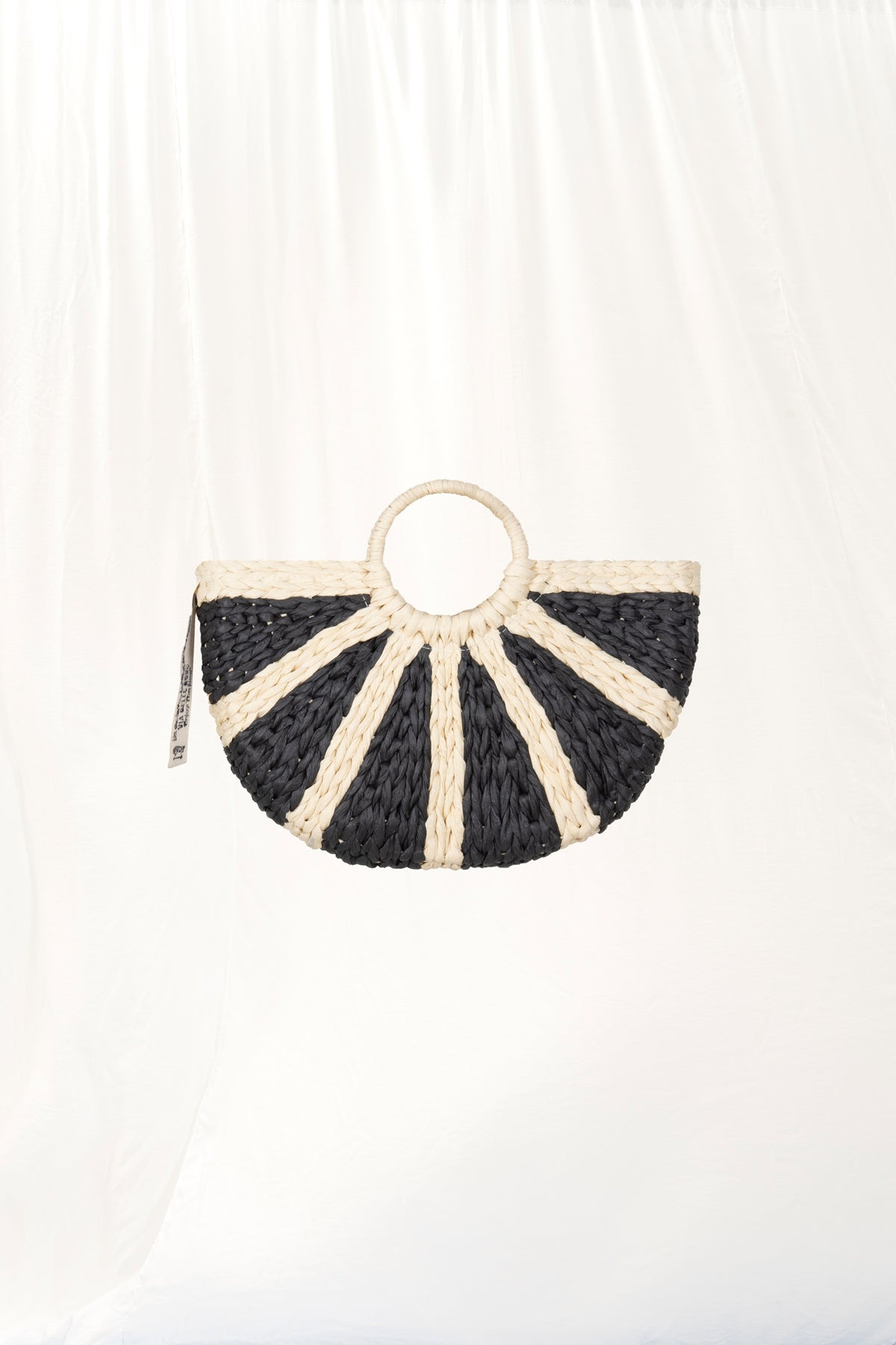 Black Mini Straw Bag Kul