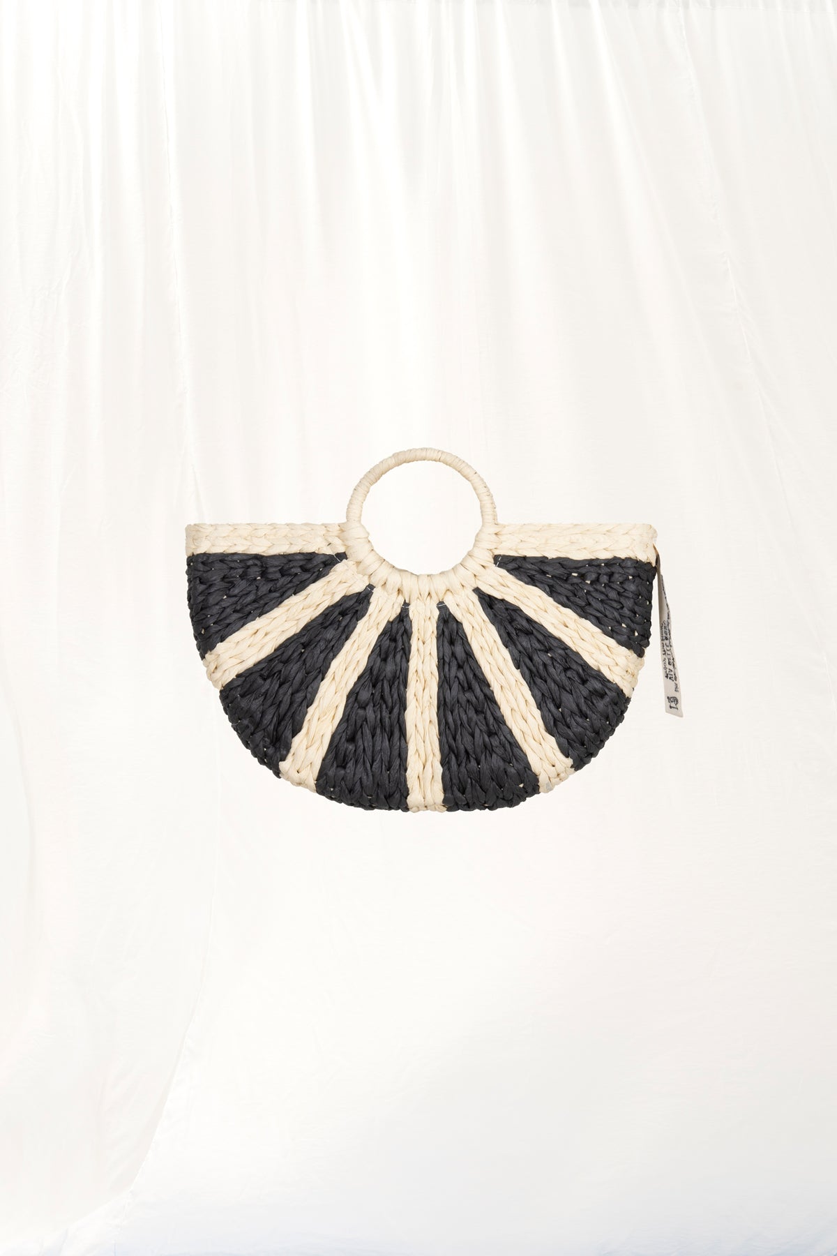 Black Mini Straw Bag Kul