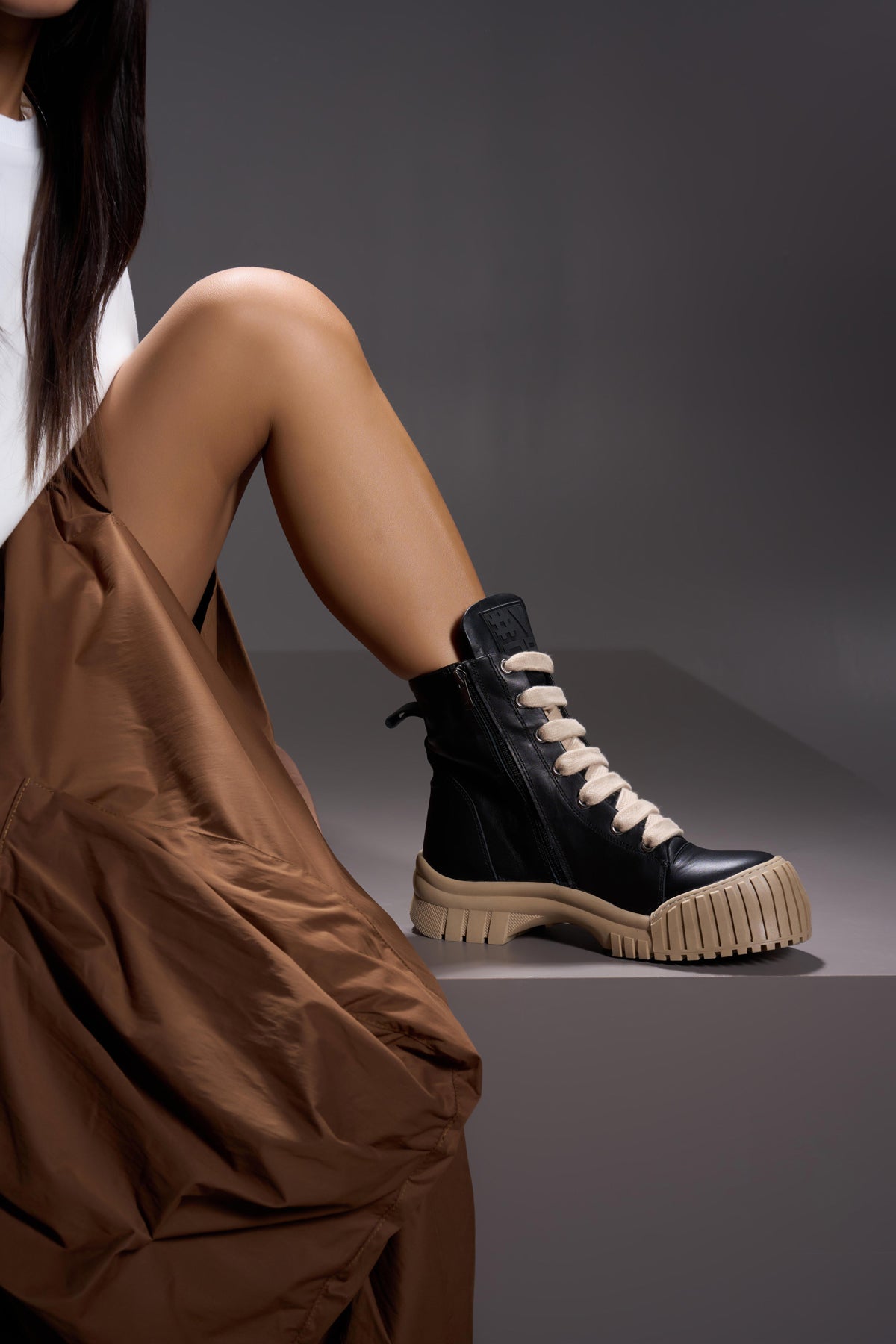 Nero Beige Boots Marciano