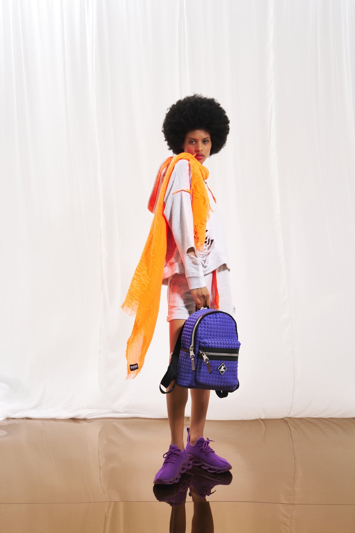 Purple Midi Bag Marettima