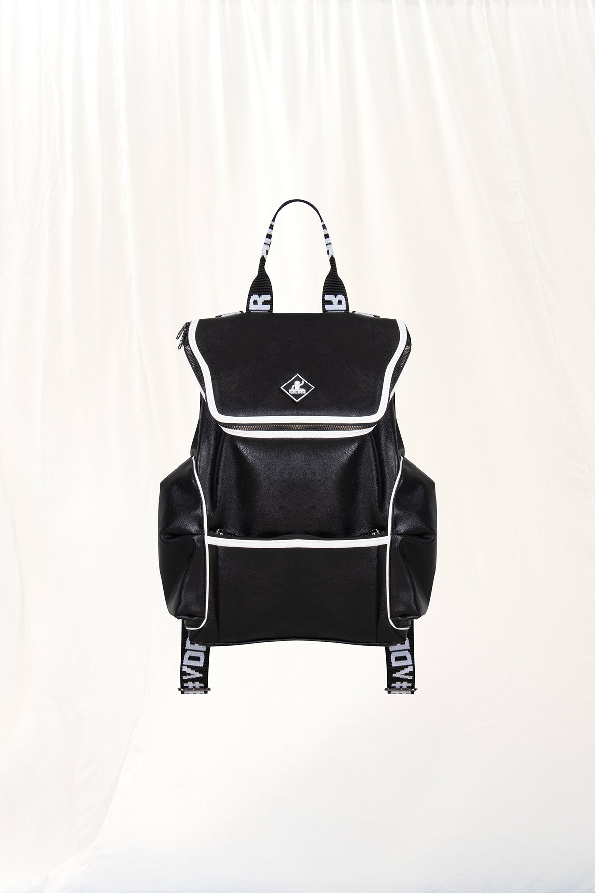 Black Maxi Leather Bag Marine1