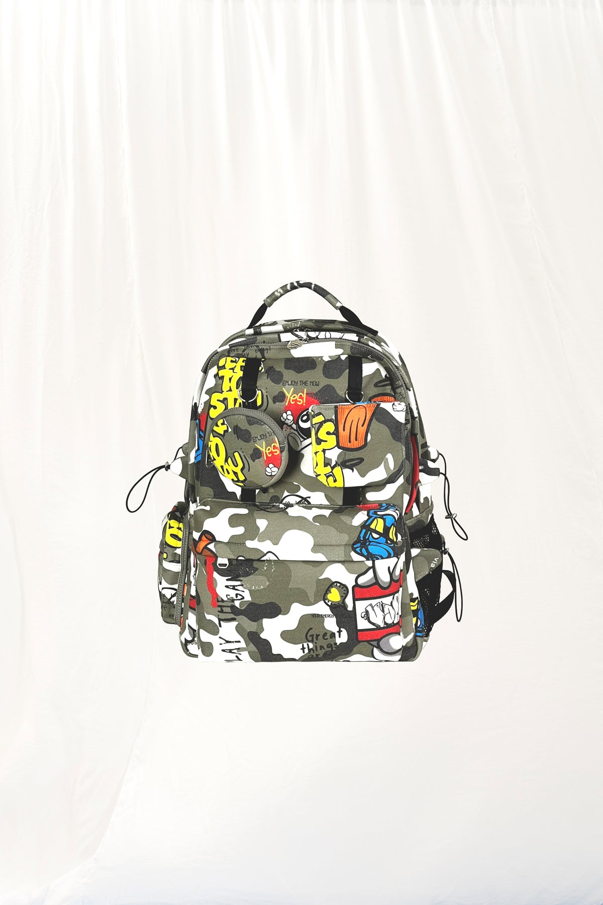 Khaki Camo Maxi Bag Mikey