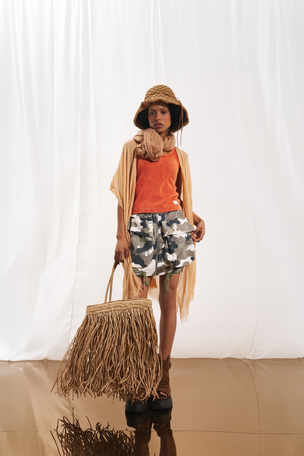 Mink Tulle Pareo Paro