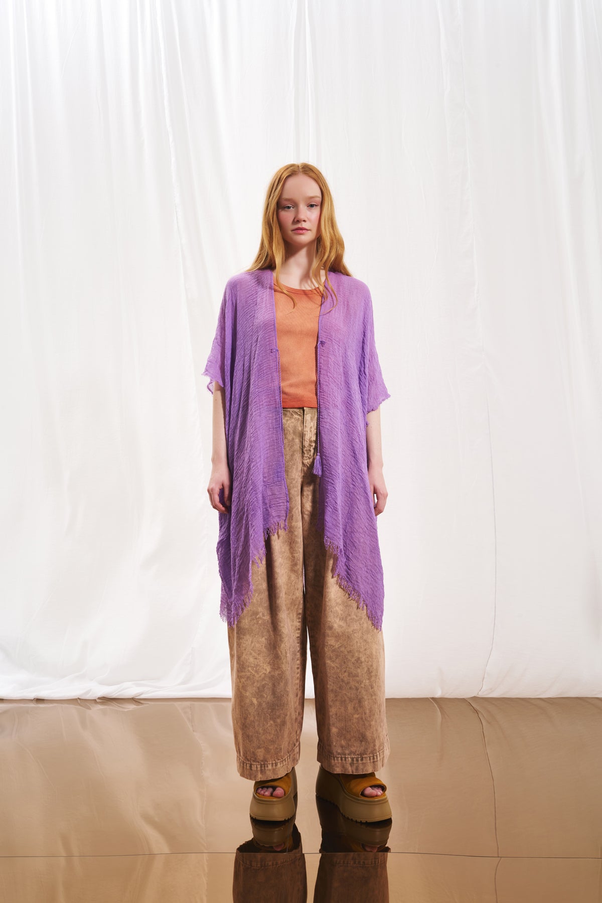 Lilac Tulle Pareo Paro