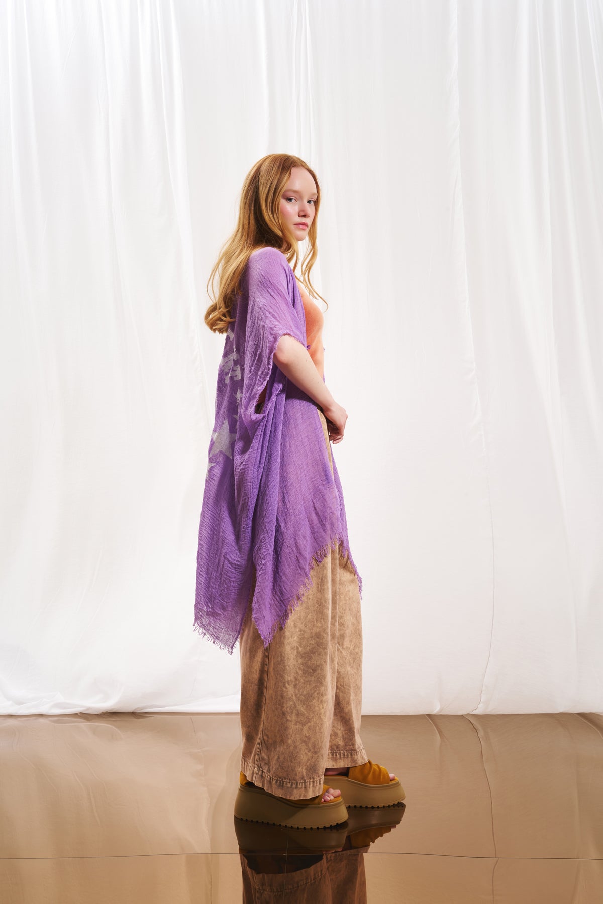 Lilac Tulle Pareo Paro