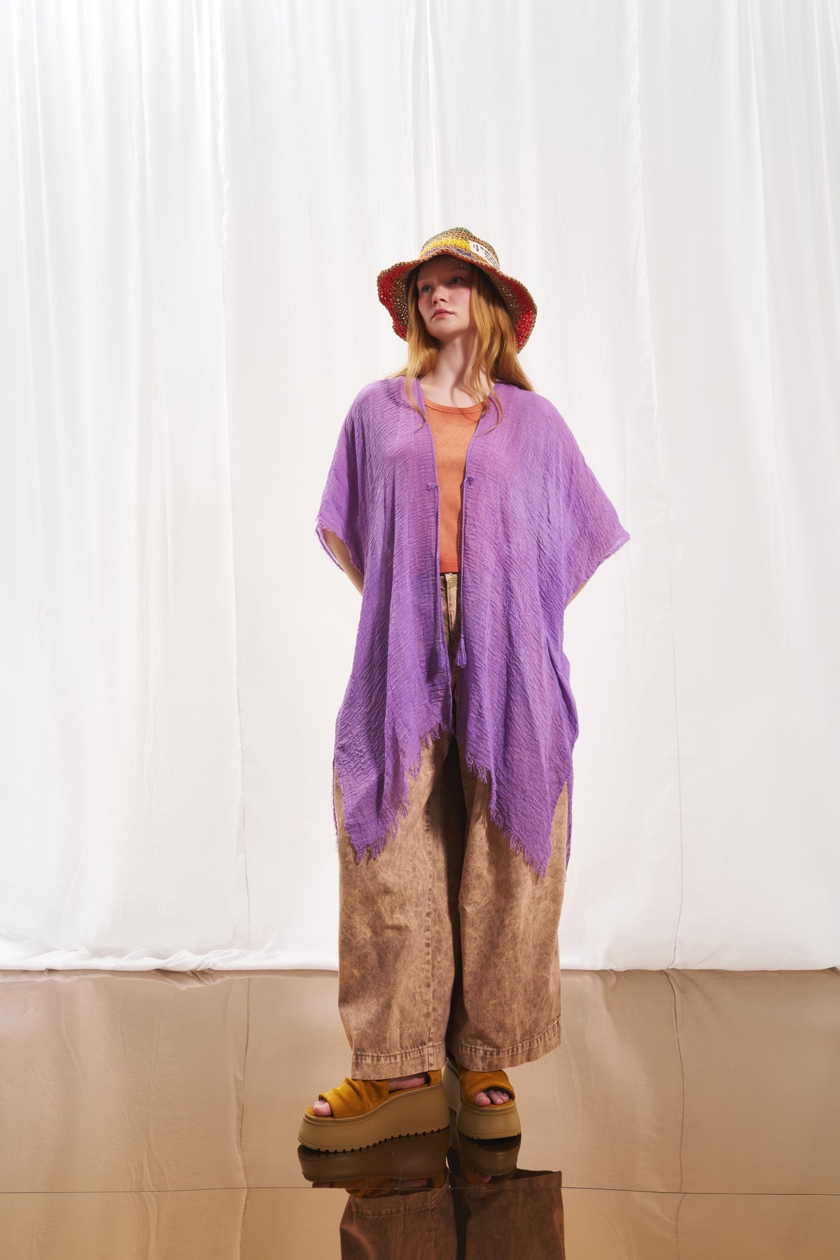 Lilac Tulle Pareo Paro