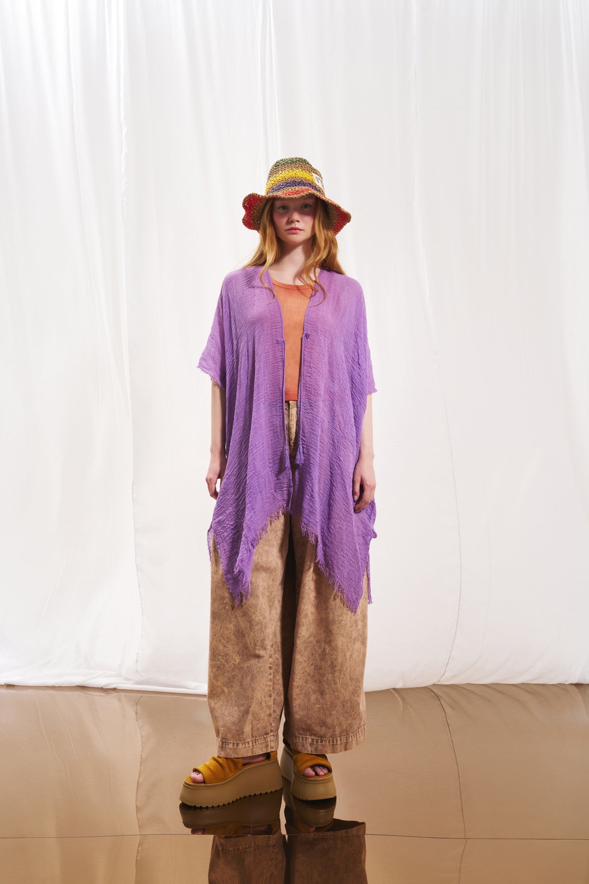 Lilac Tulle Pareo Paro