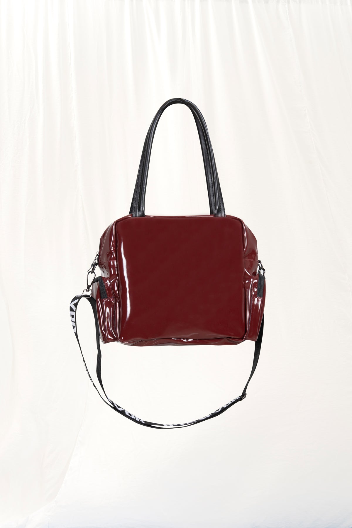 Burgundy Patent Tote Bag Porto19