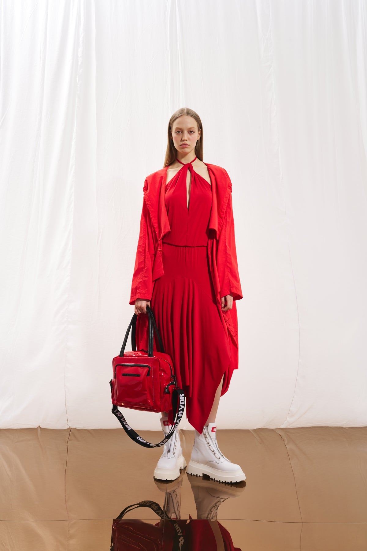 Red Patent Tote Bag Porto19