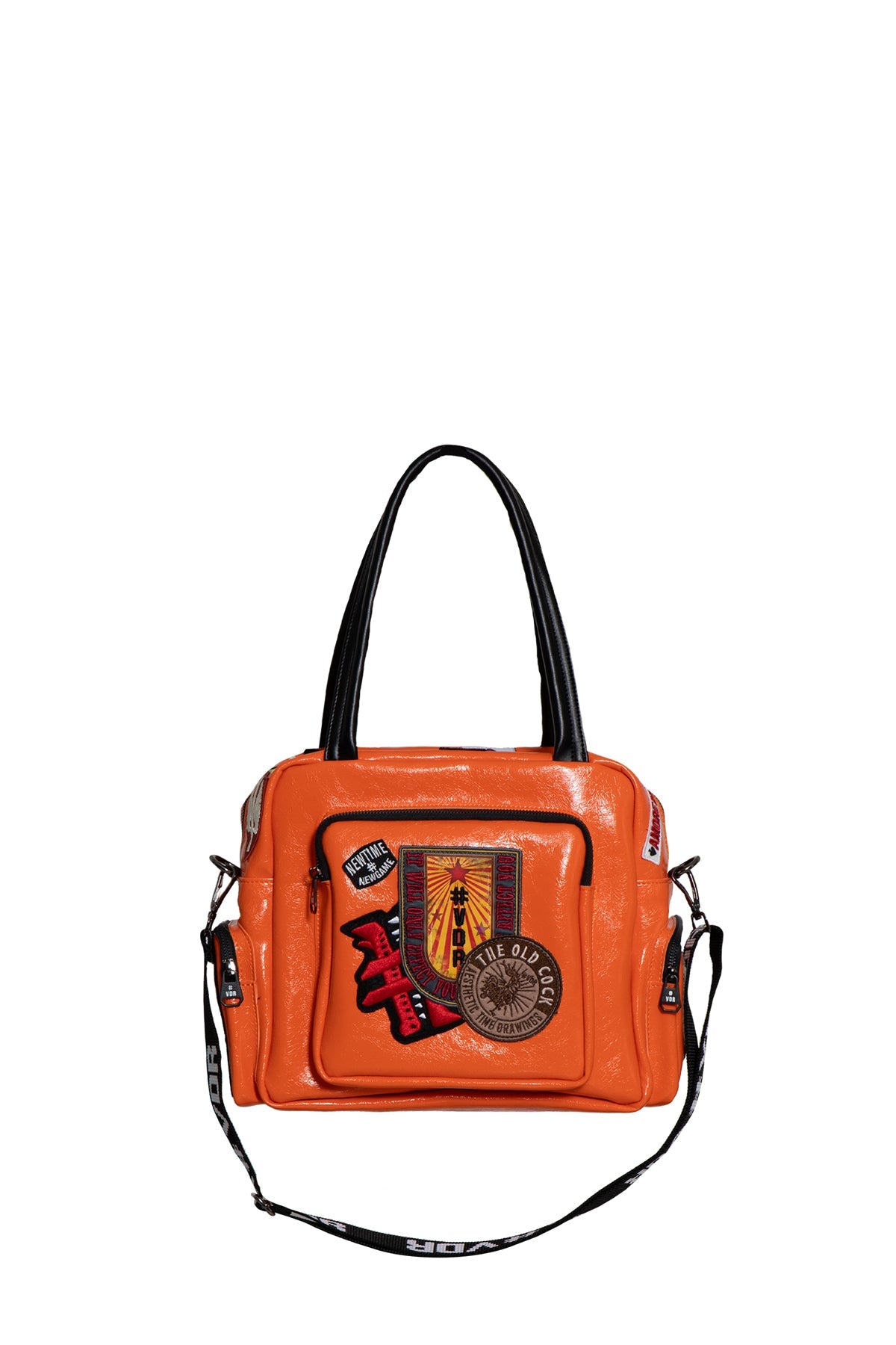 Orange Faux Leather Bag Porto21