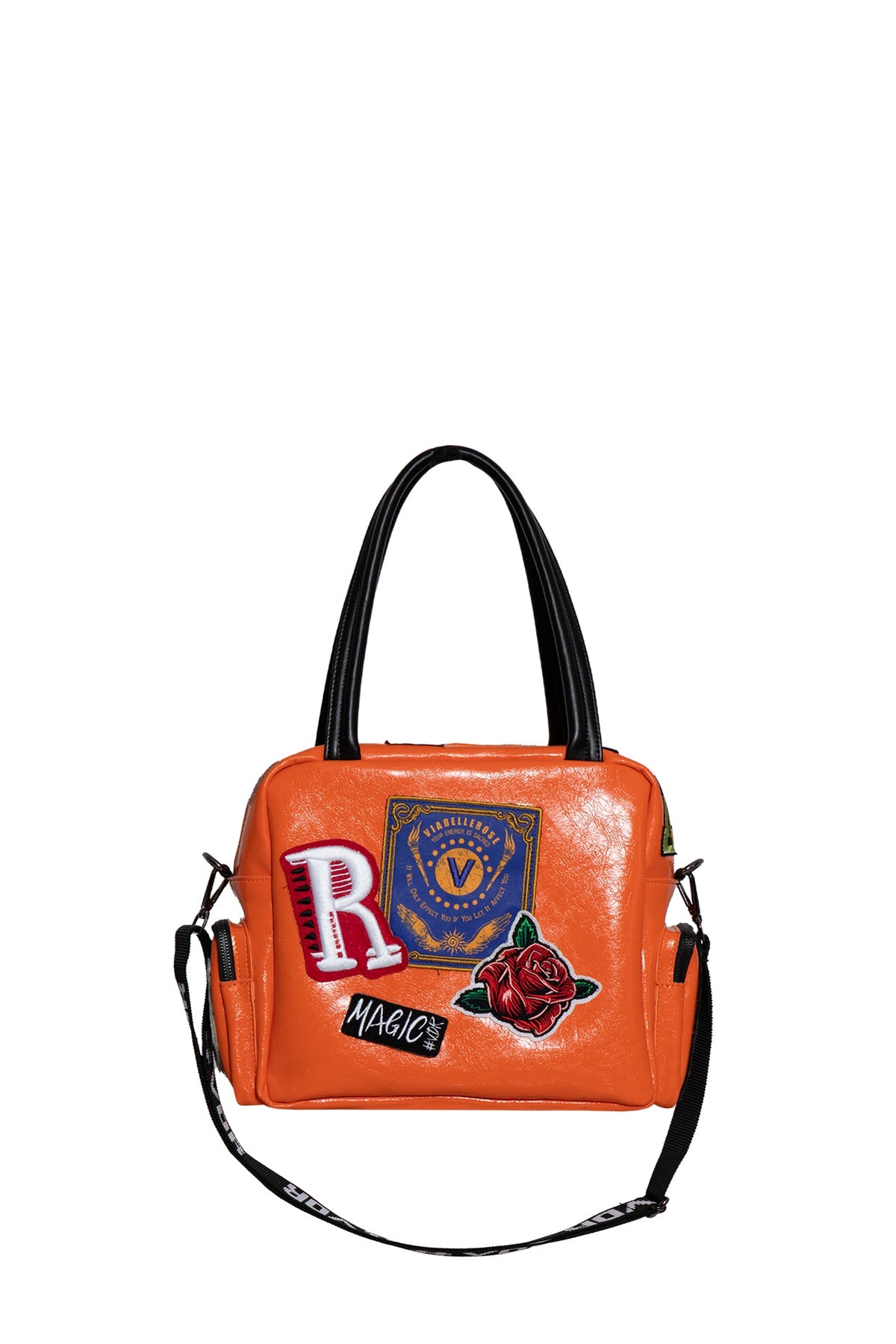 Orange Faux Leather Bag Porto21