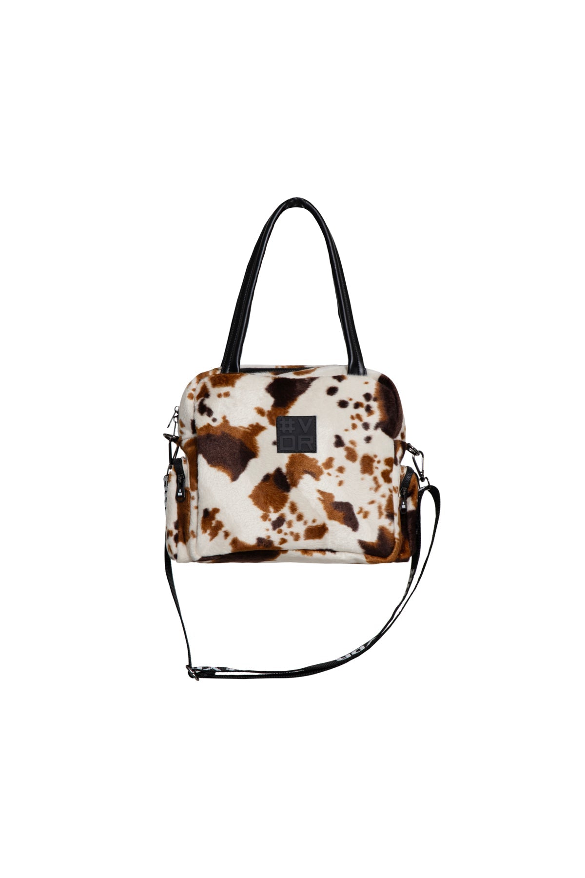 Off White Brown Faux Fur Bag Porto23
