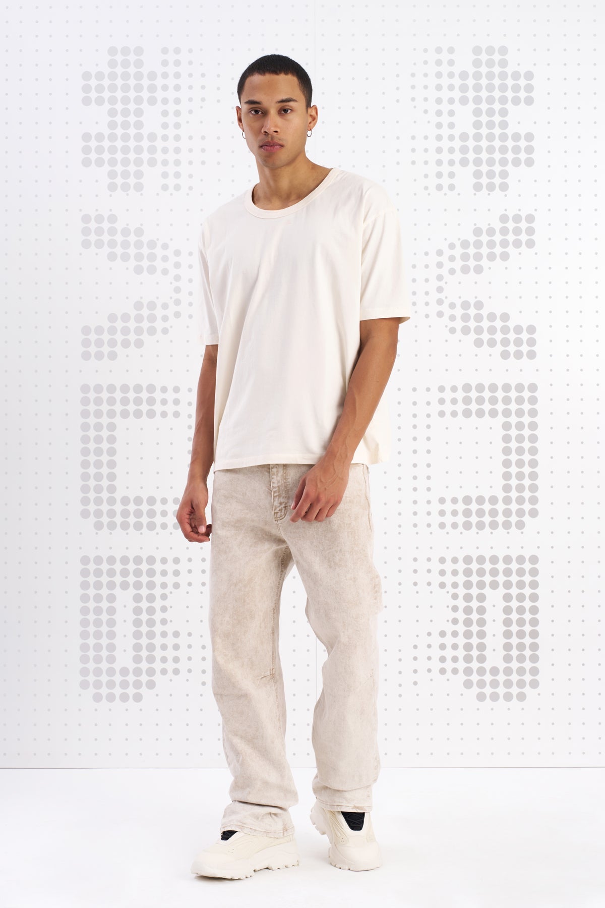 Crema T-shirt Rugby