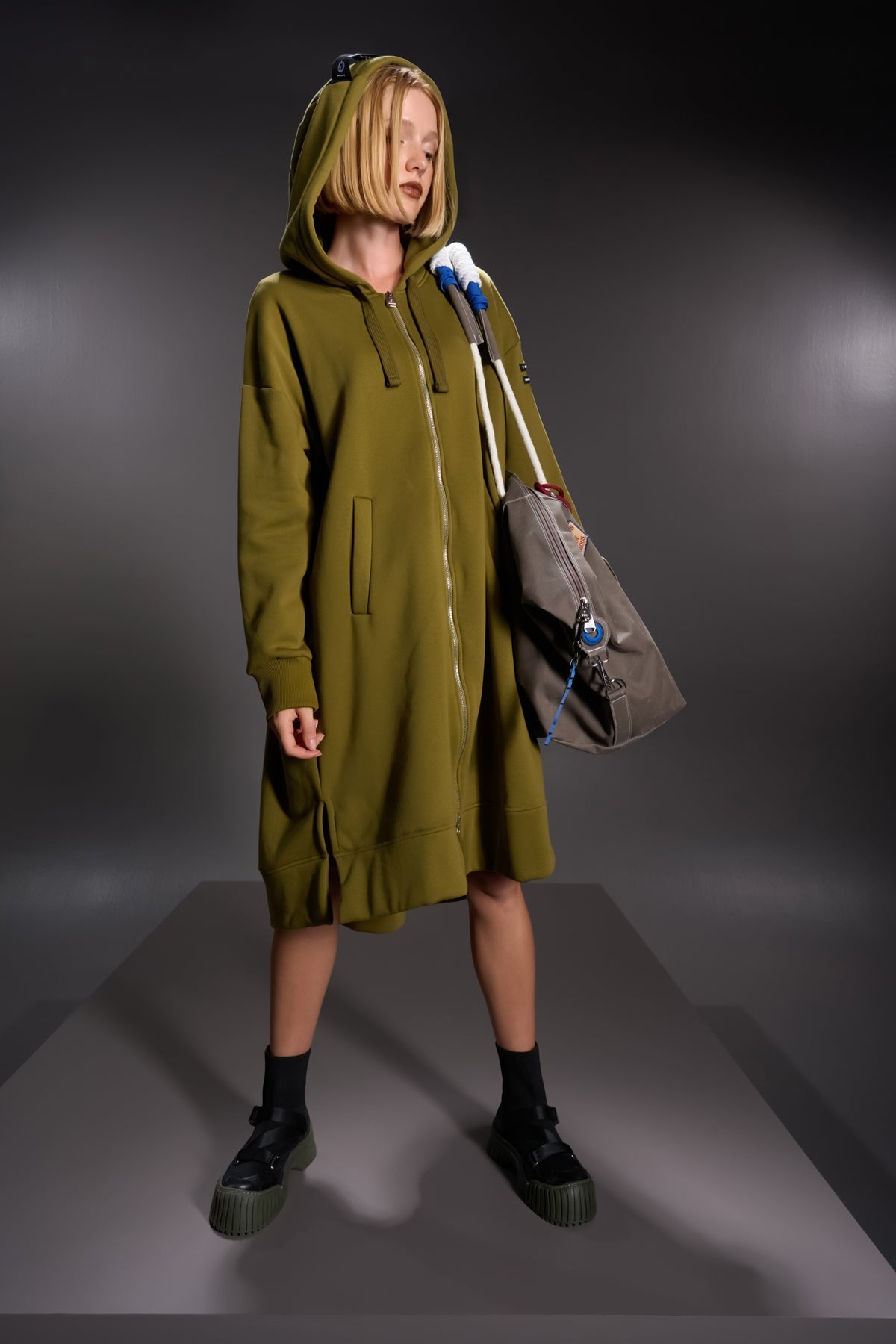 Nero Kaki Boots Sugar