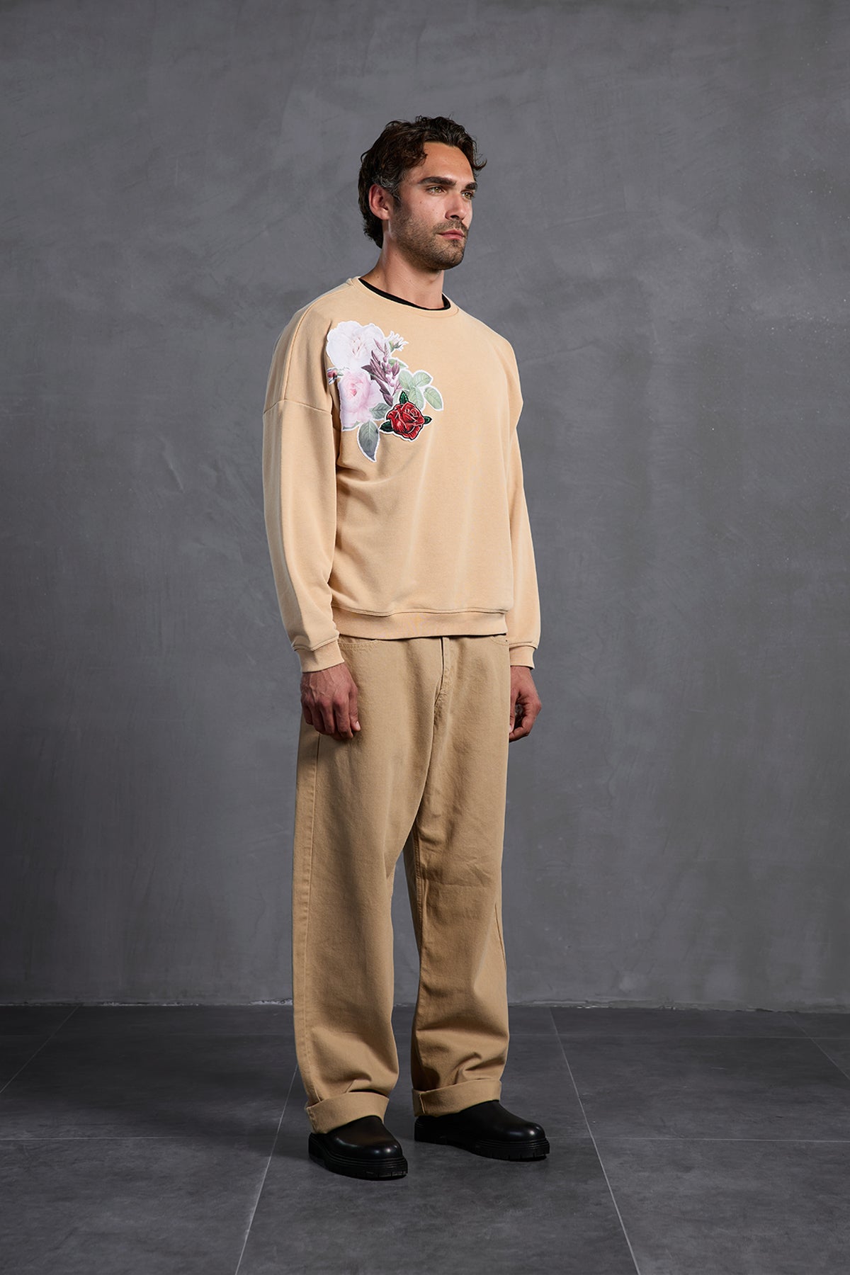 Beige Sweatshirt 10001