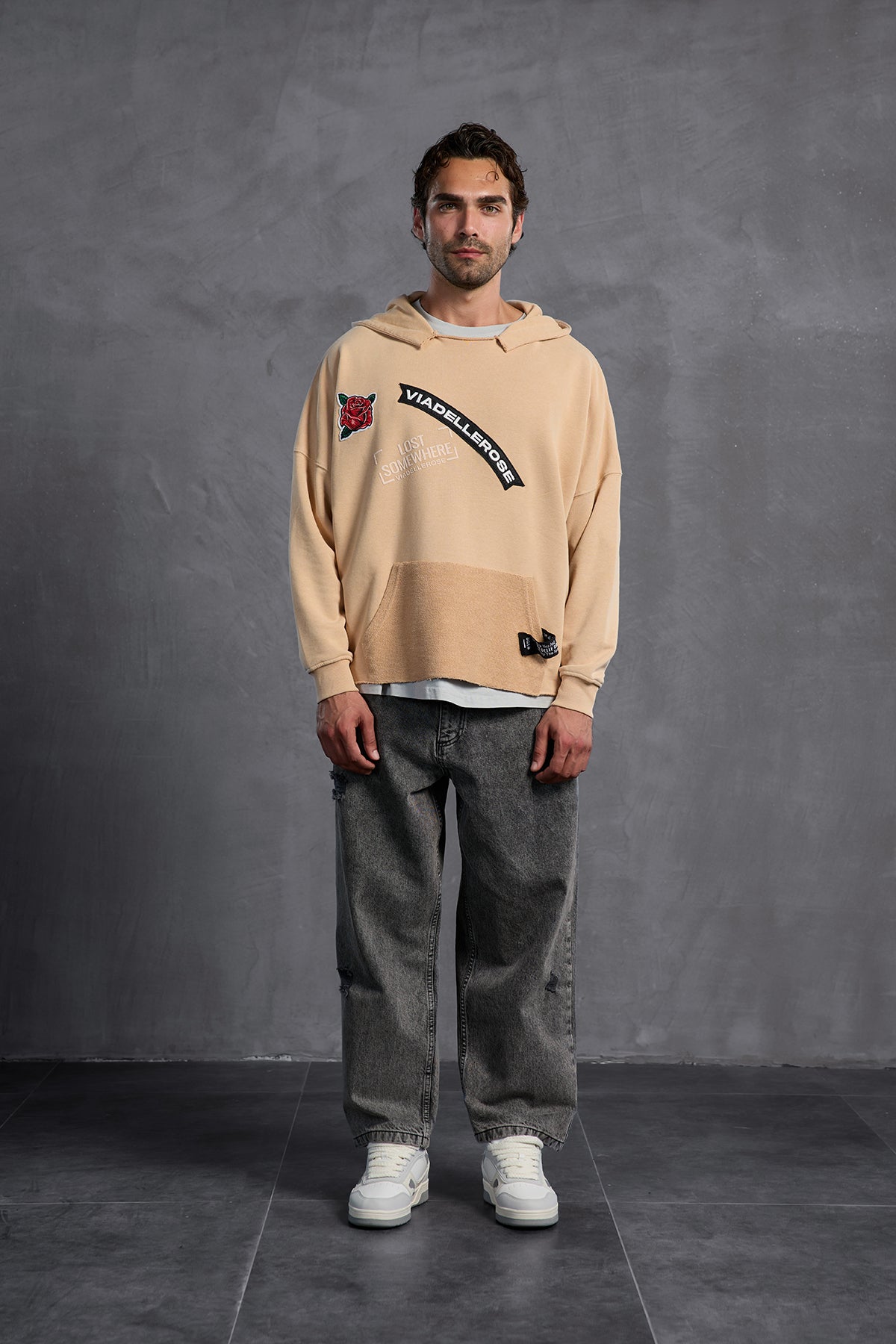 Beige Sweatshirt 10003