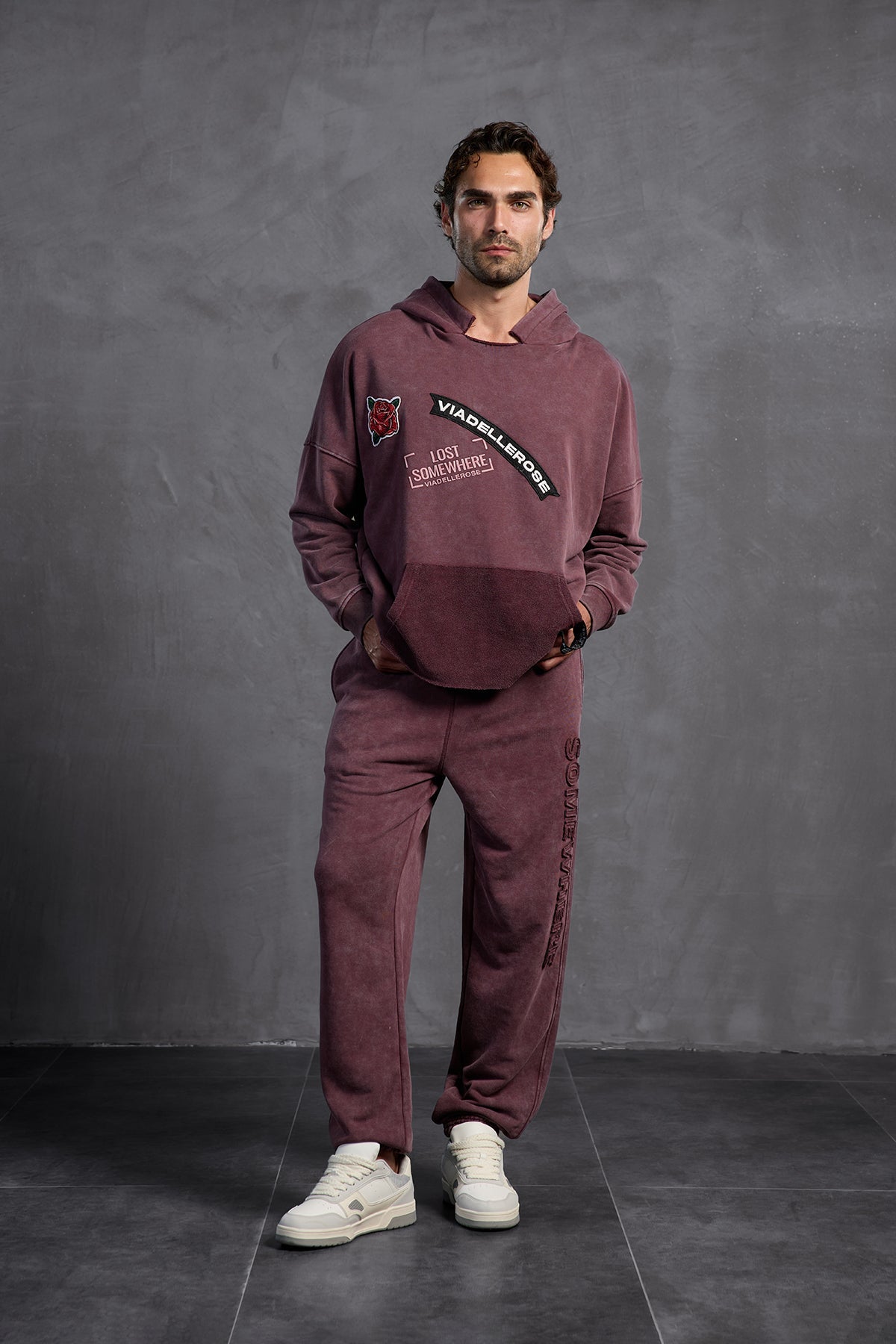 Burgundy Trousers 10005