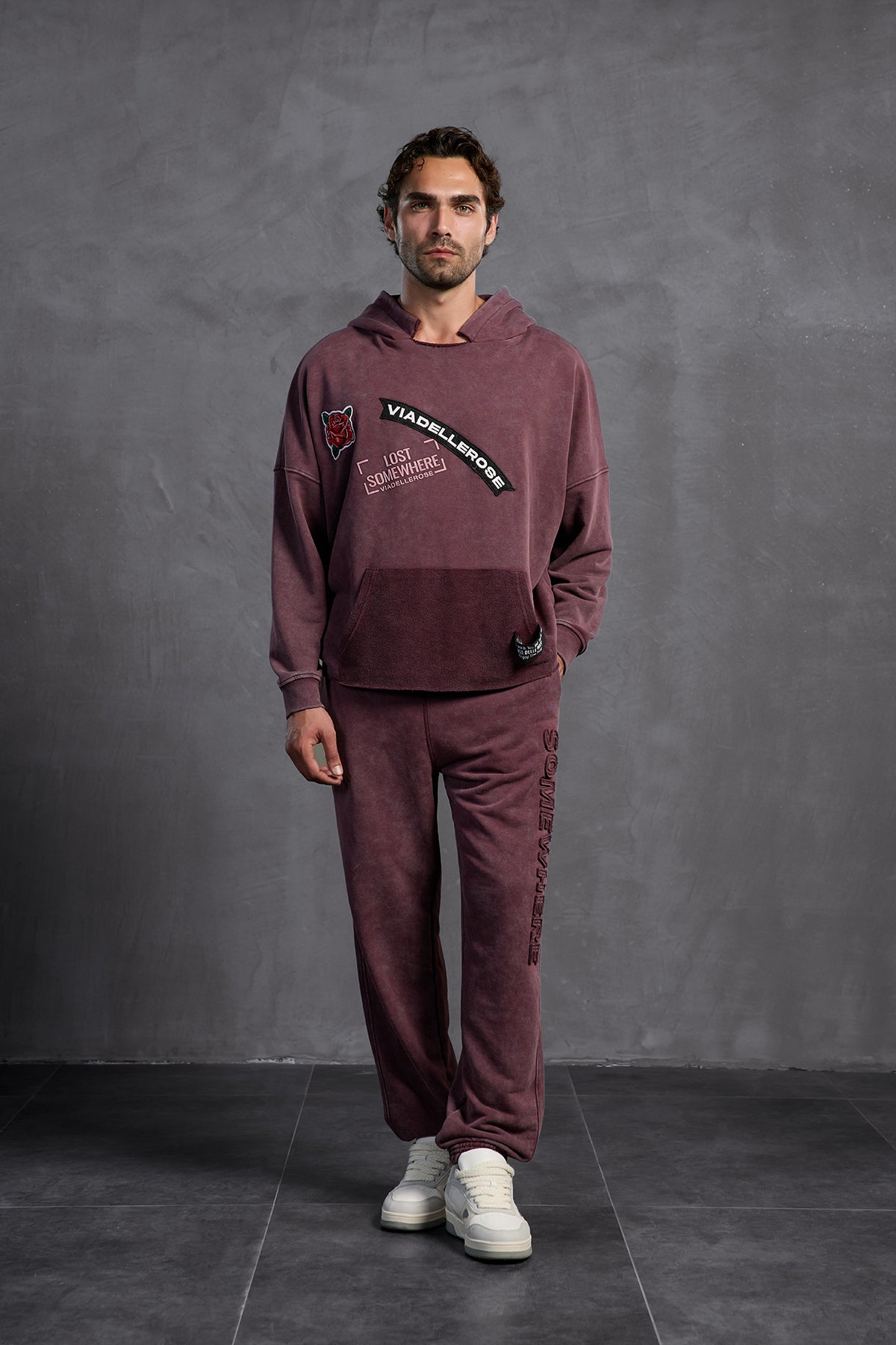 Burgundy Trousers 10005