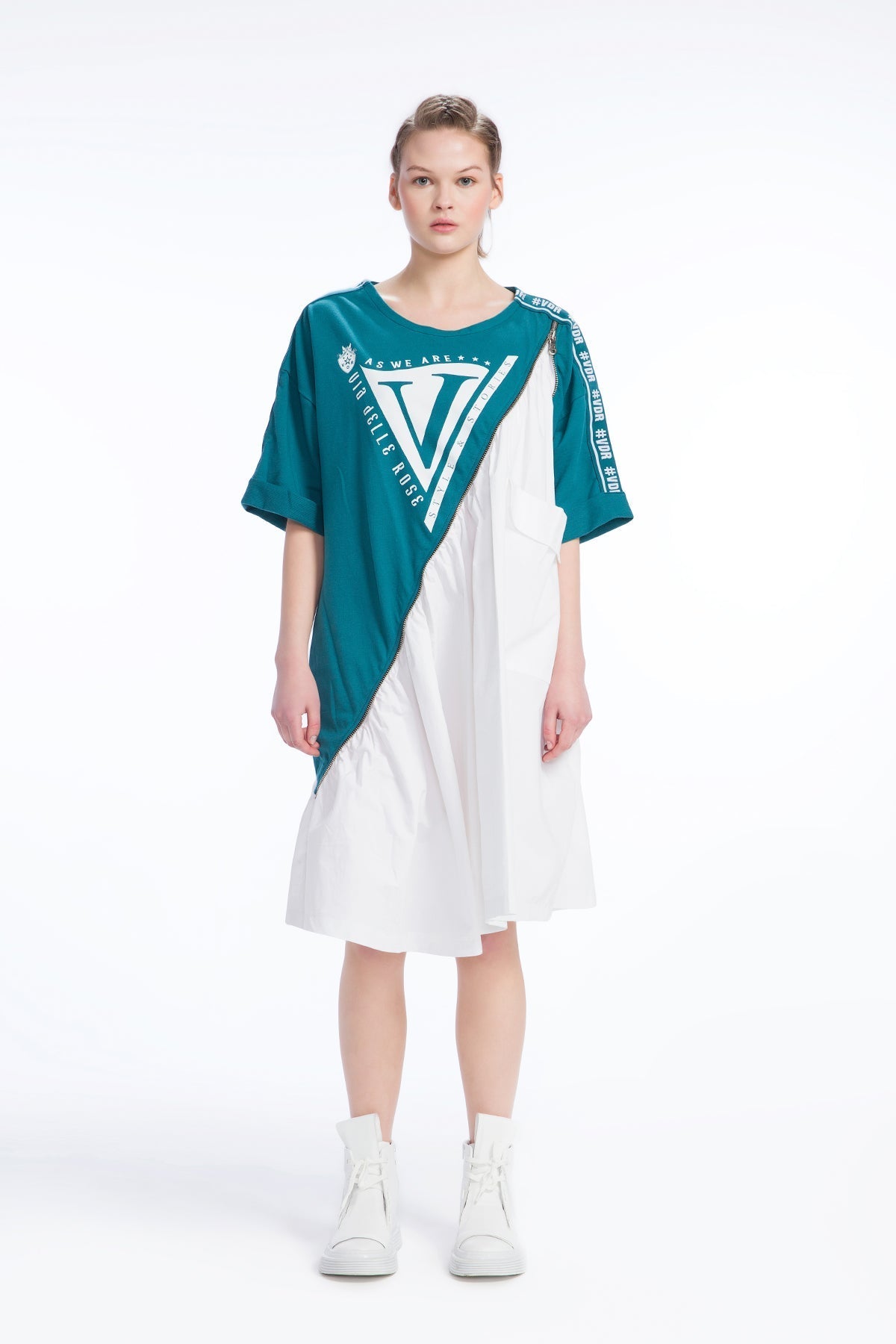 Dark Green Bianco Dress 9273