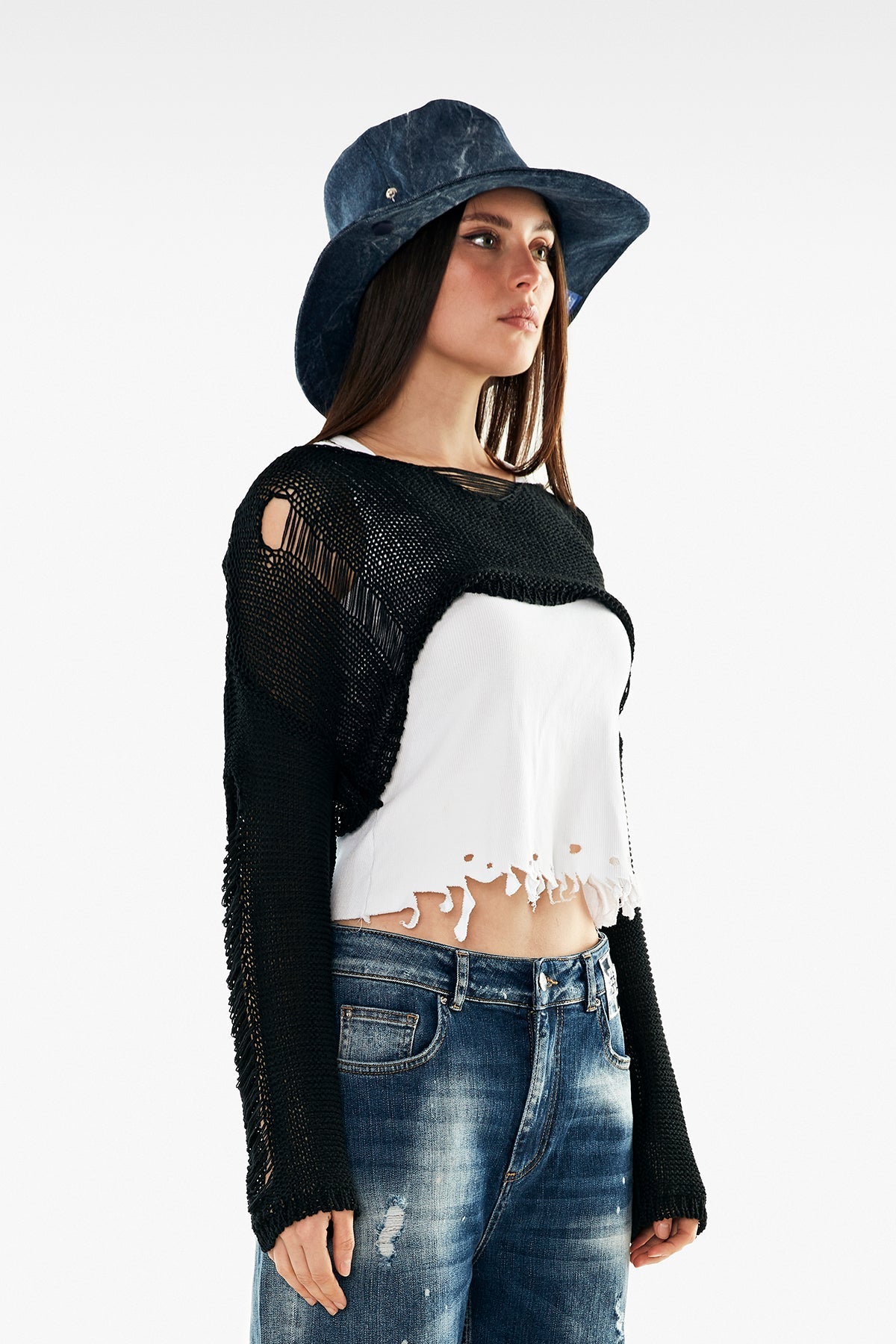 Nero Knit Top 11124