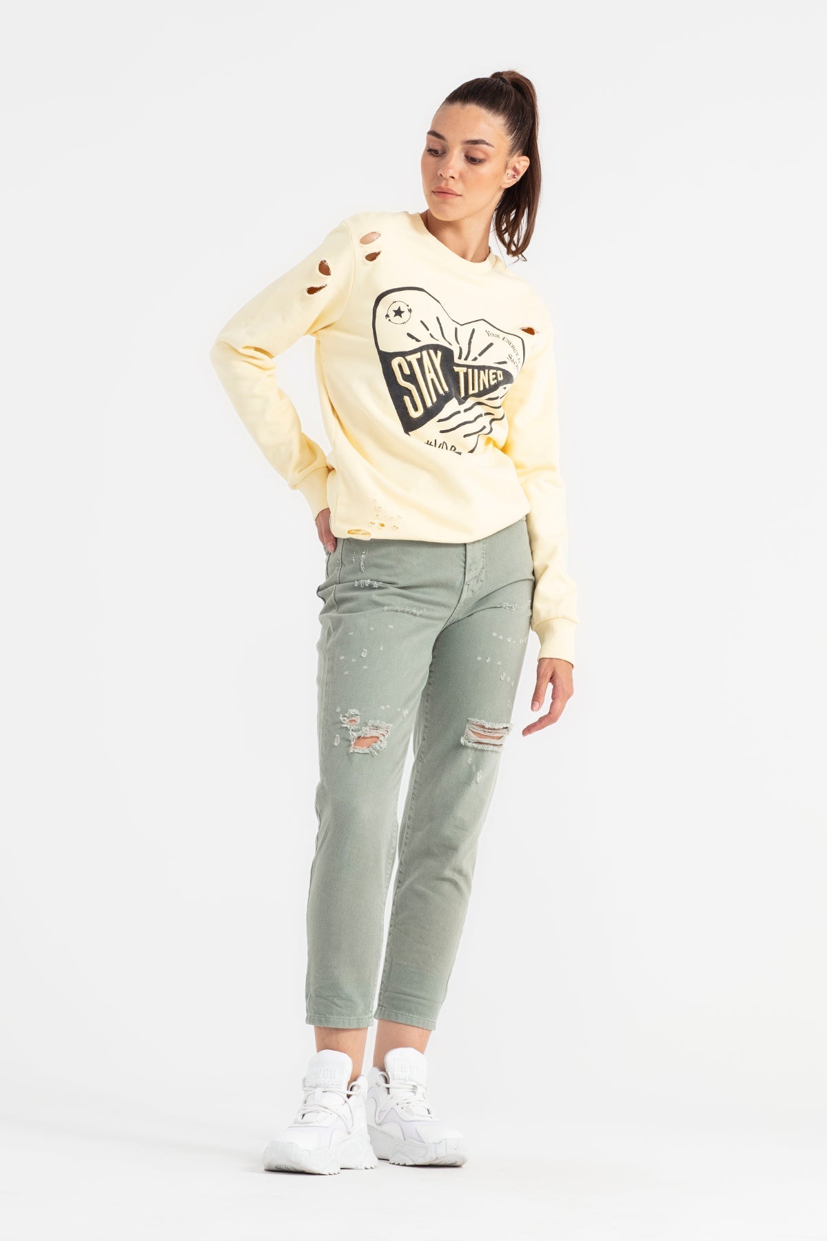 Giallo Pastello Sw-shirt 11228