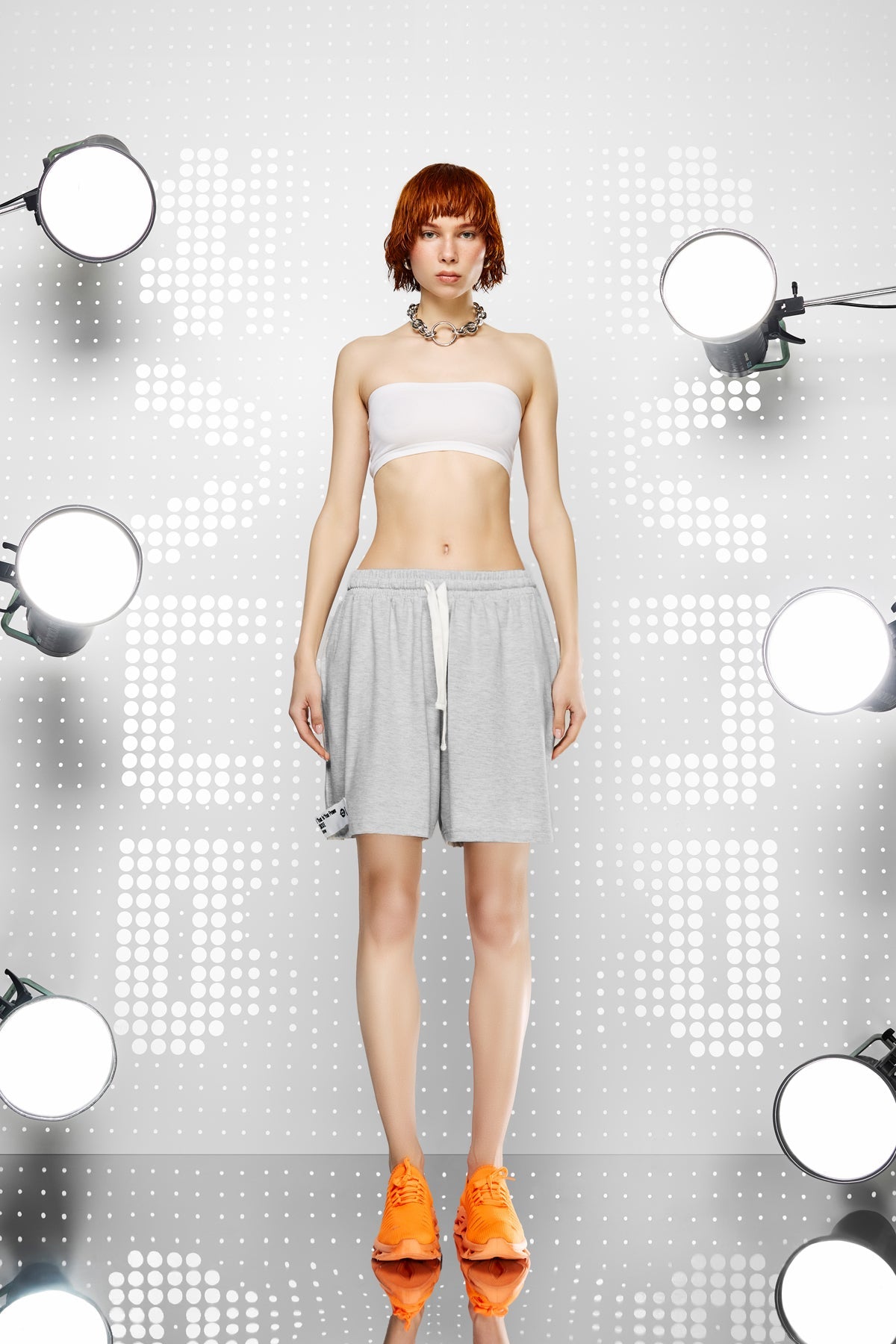 G. Melange Shorts 15003