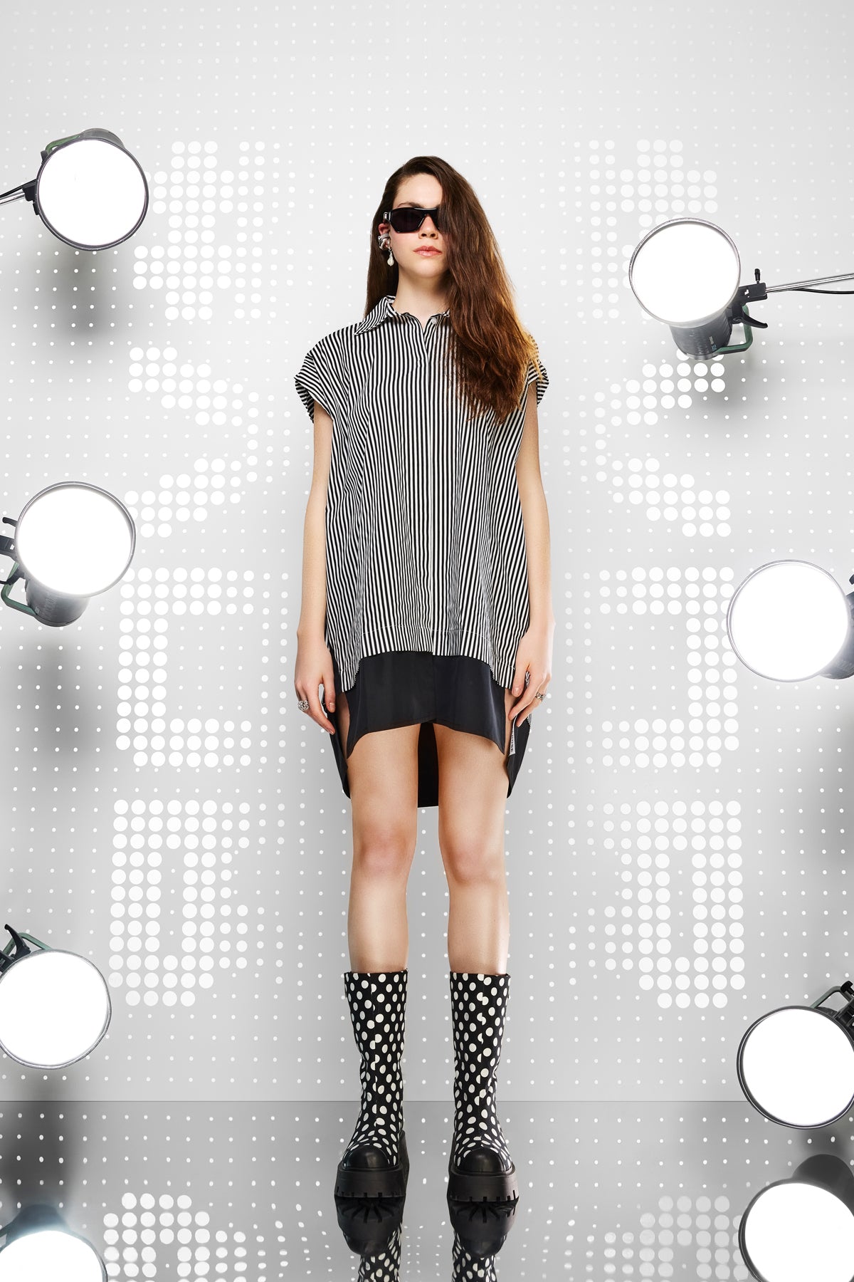 Nero Bianco Dress 15078