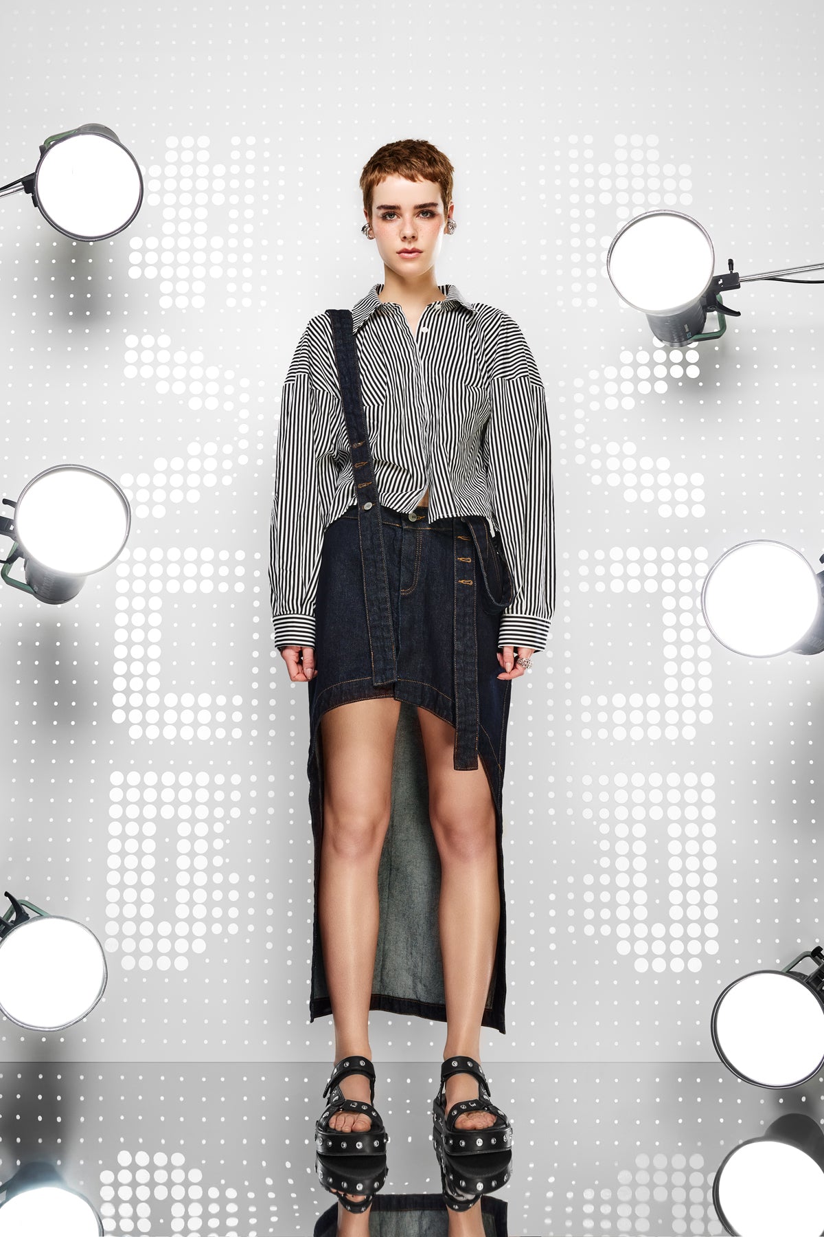 Blue Skirt 15097
