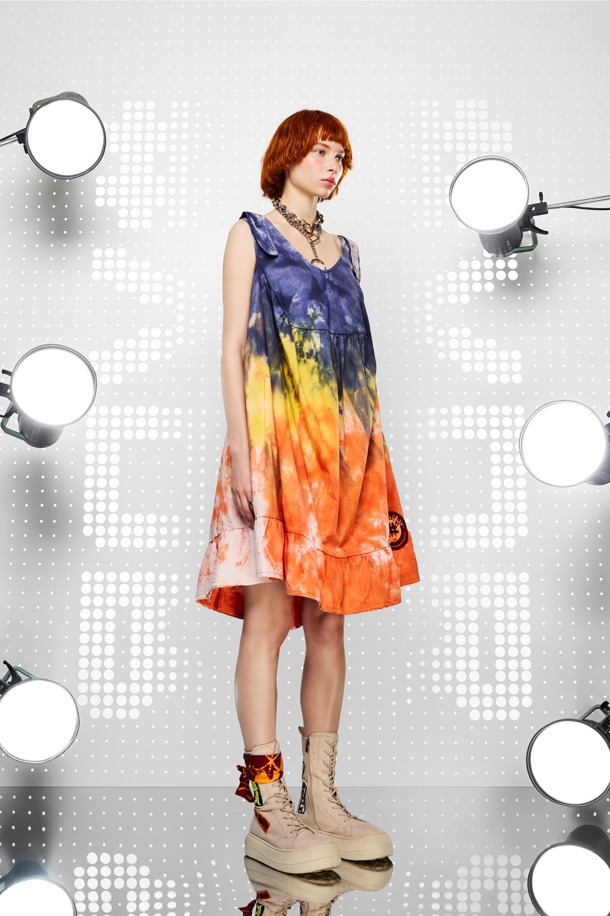 Multi Color Dress 15110