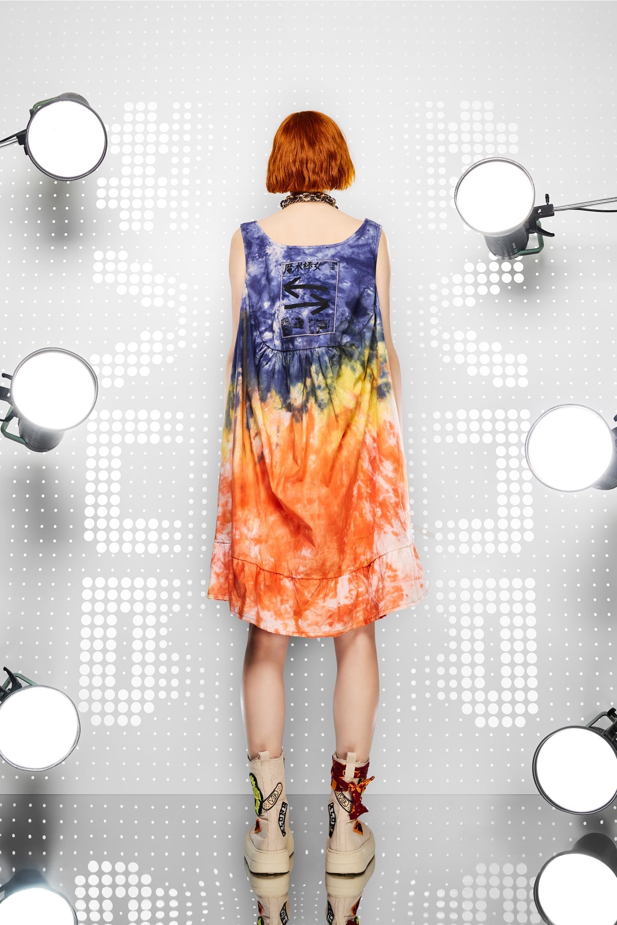 Multi Color Dress 15110