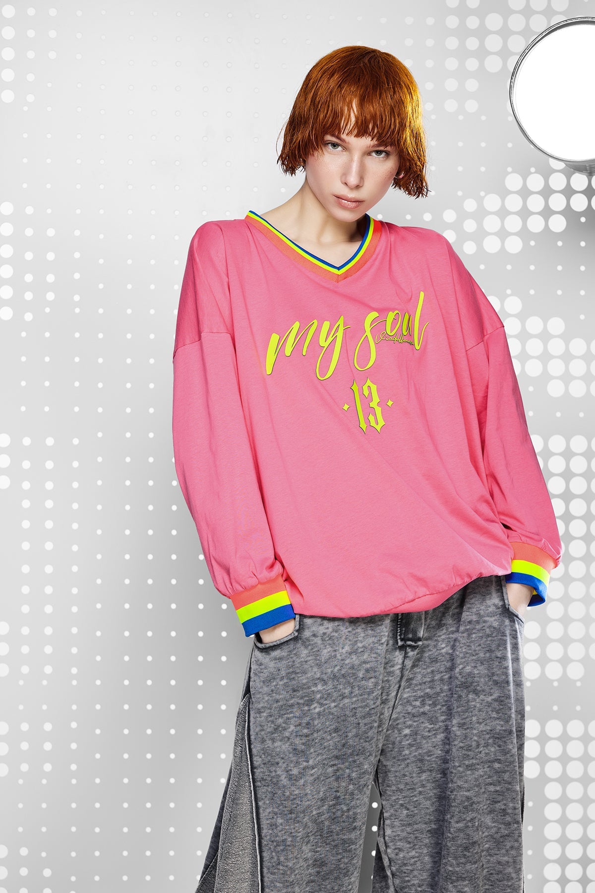 Pink L S T-shirt 15201