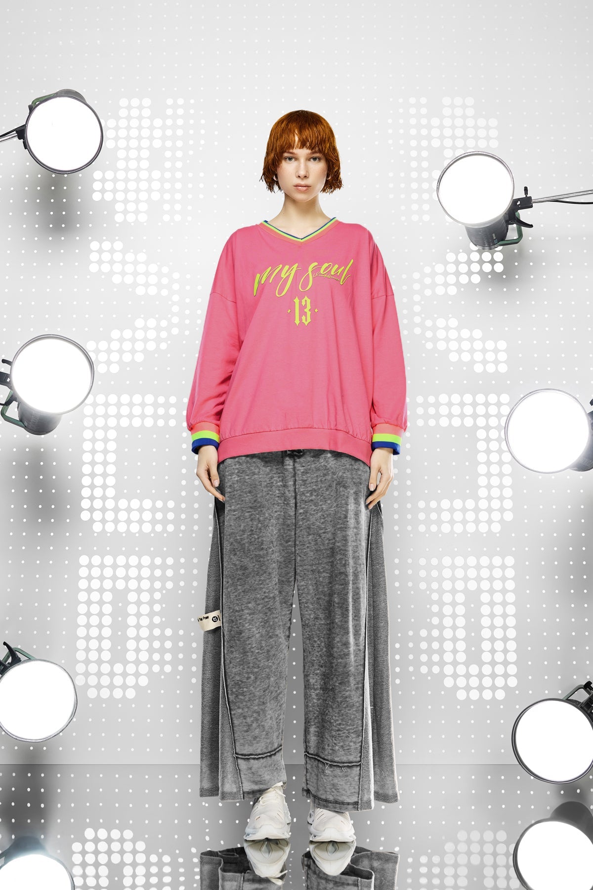 Pink L S T-shirt 15201