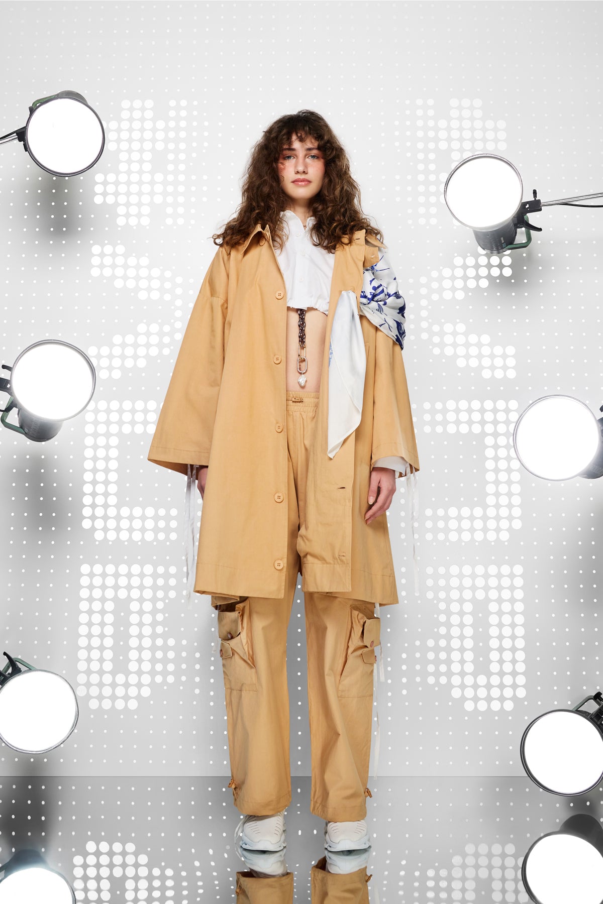 Cappuccino Trench Coat 15224