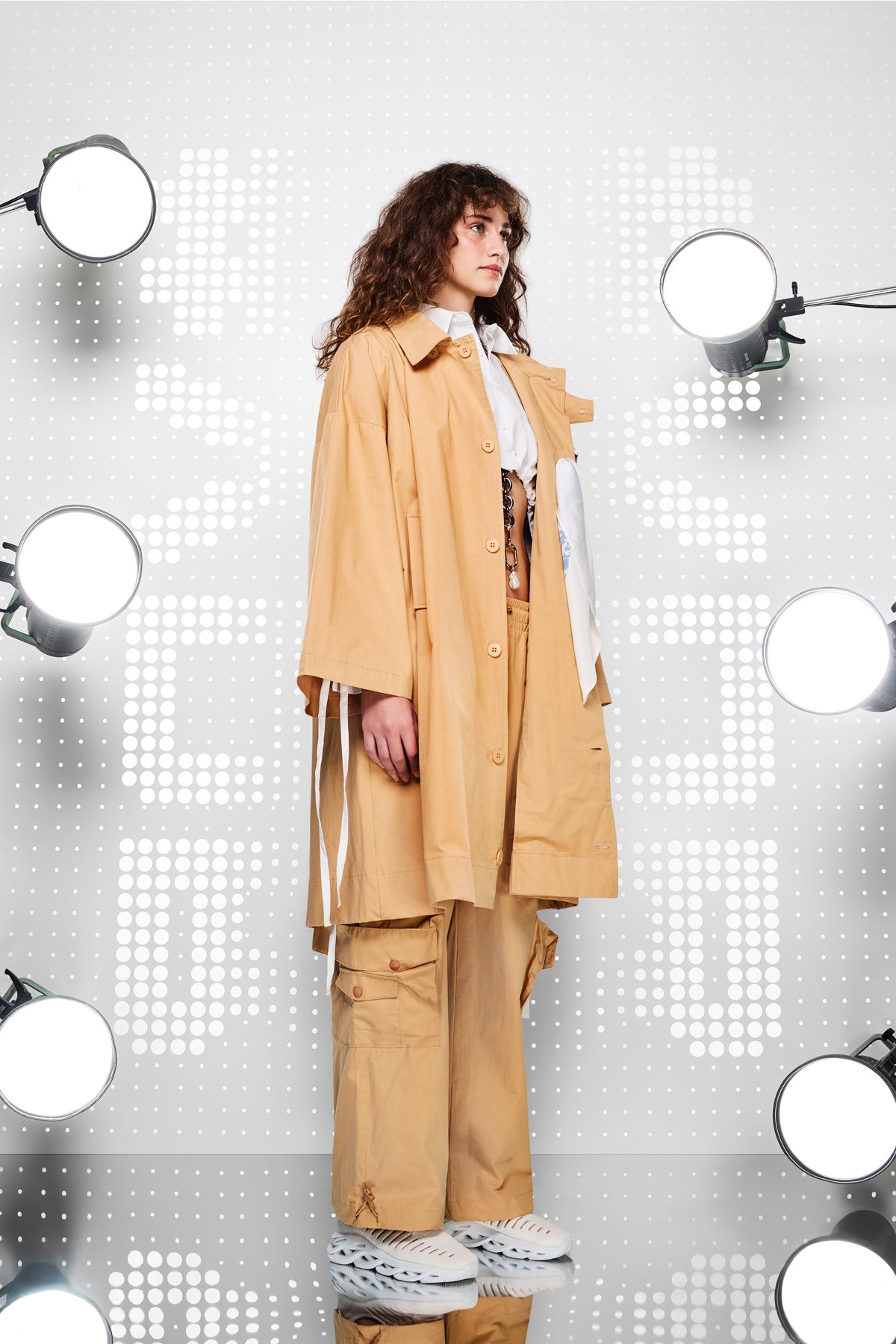 Cappuccino Trench Coat 15224