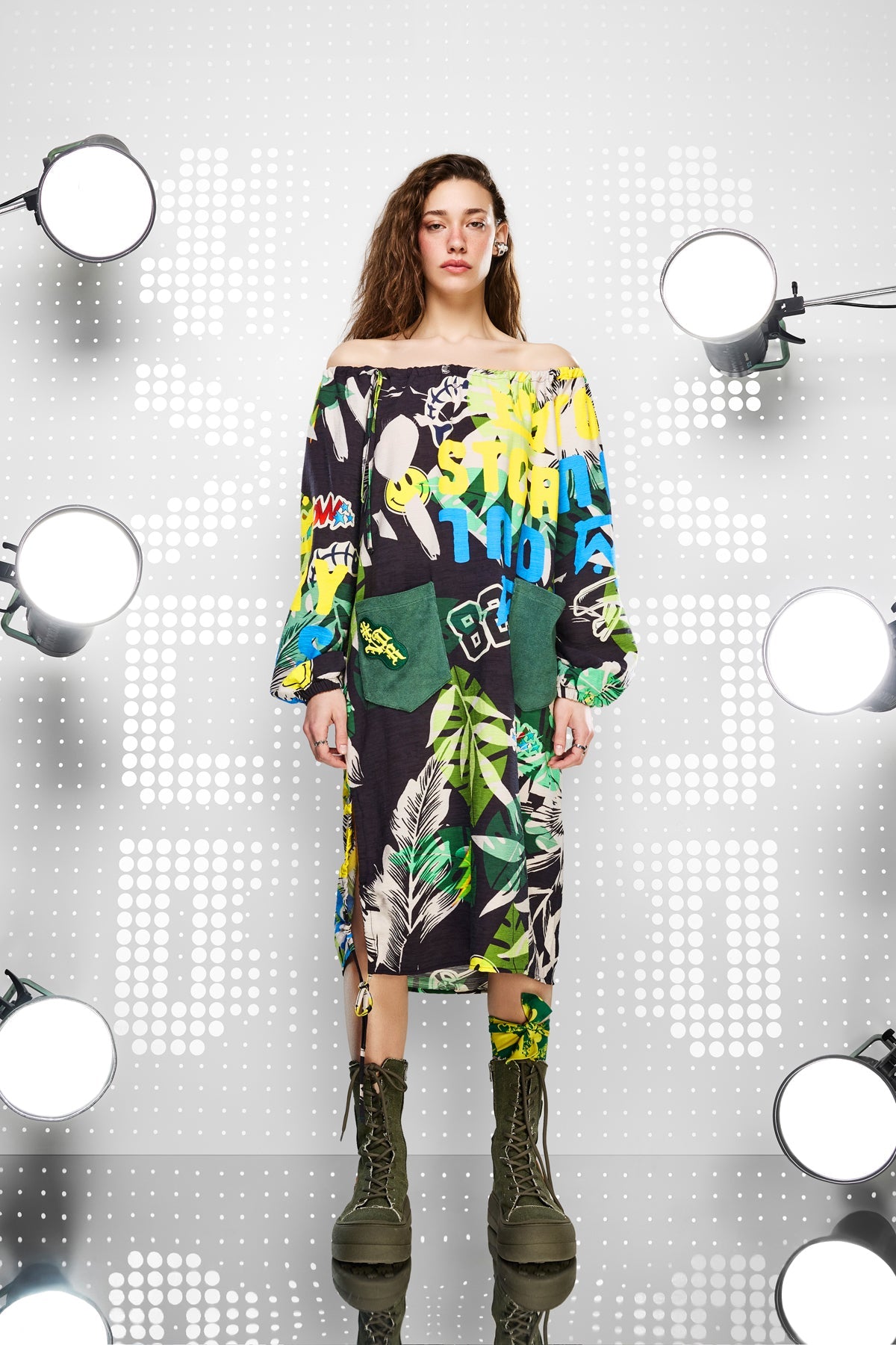 Multi Color Dress 15229