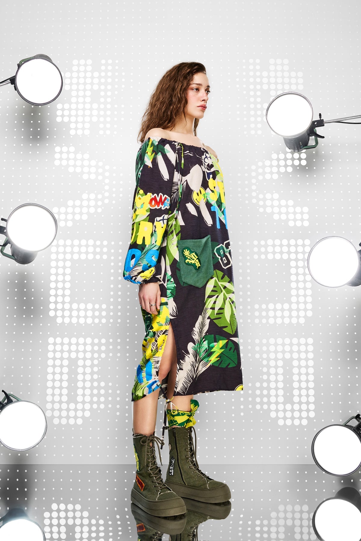 Multi Color Dress 15229