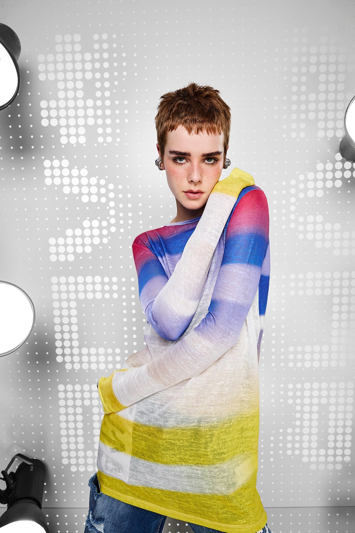 Multi Color L S T-shirt 15317