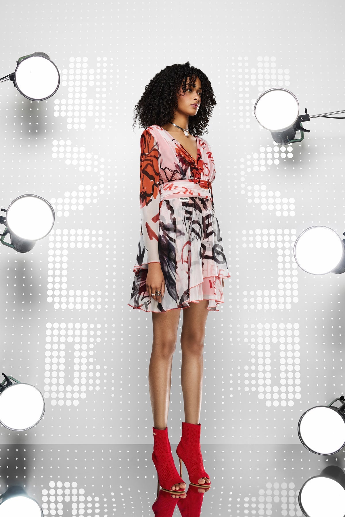 Off White Rosso Dress 15360