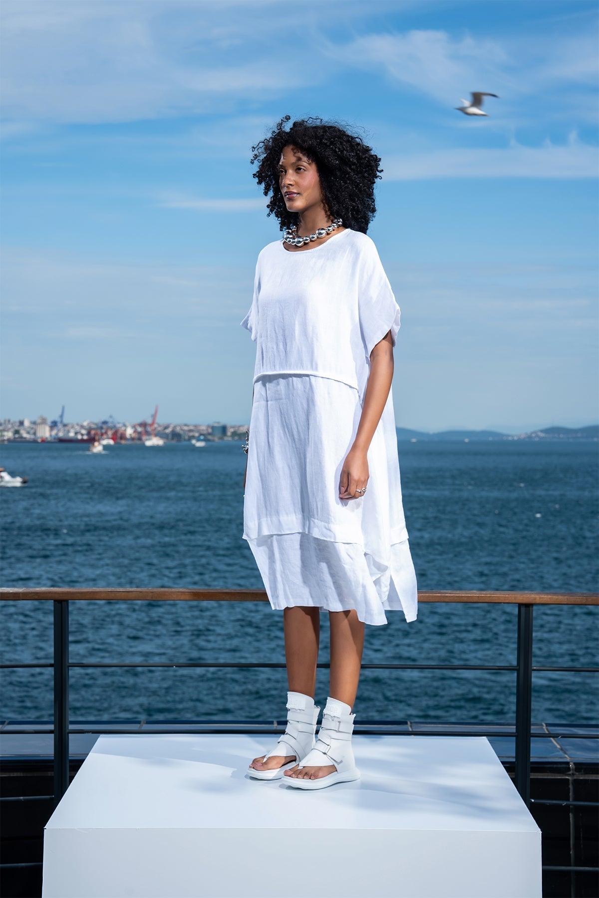 Bianco Dress 15386