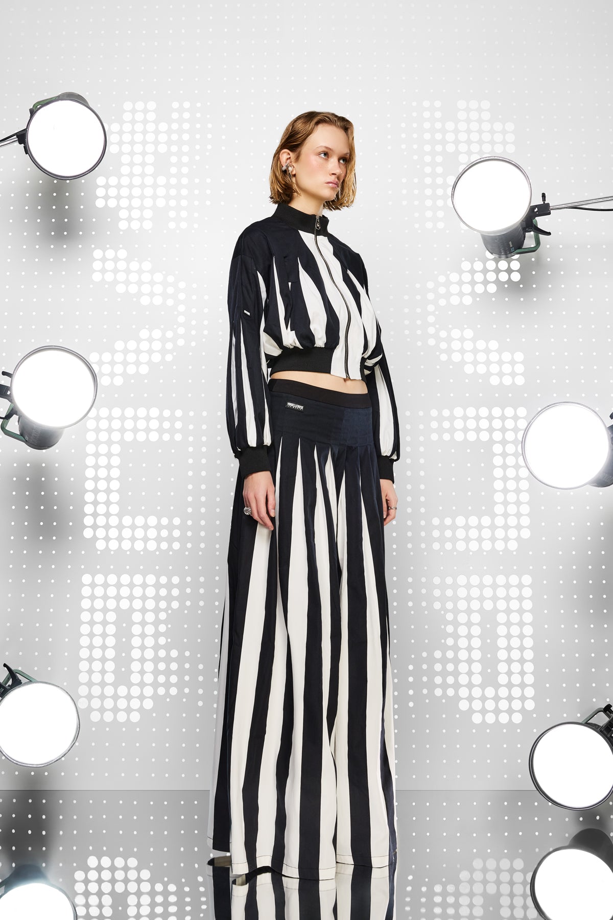 Nero Bianco Bomber 15402